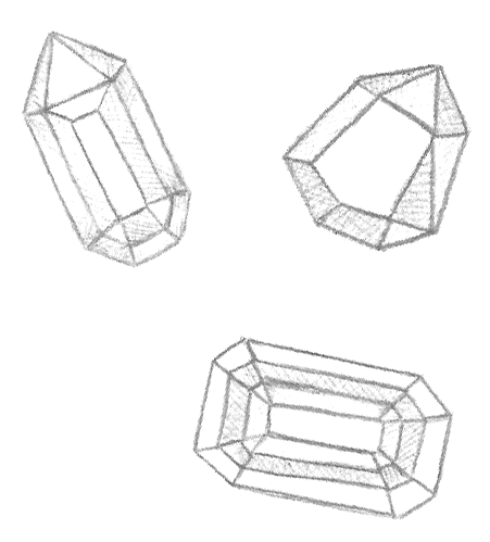 drawn gems
