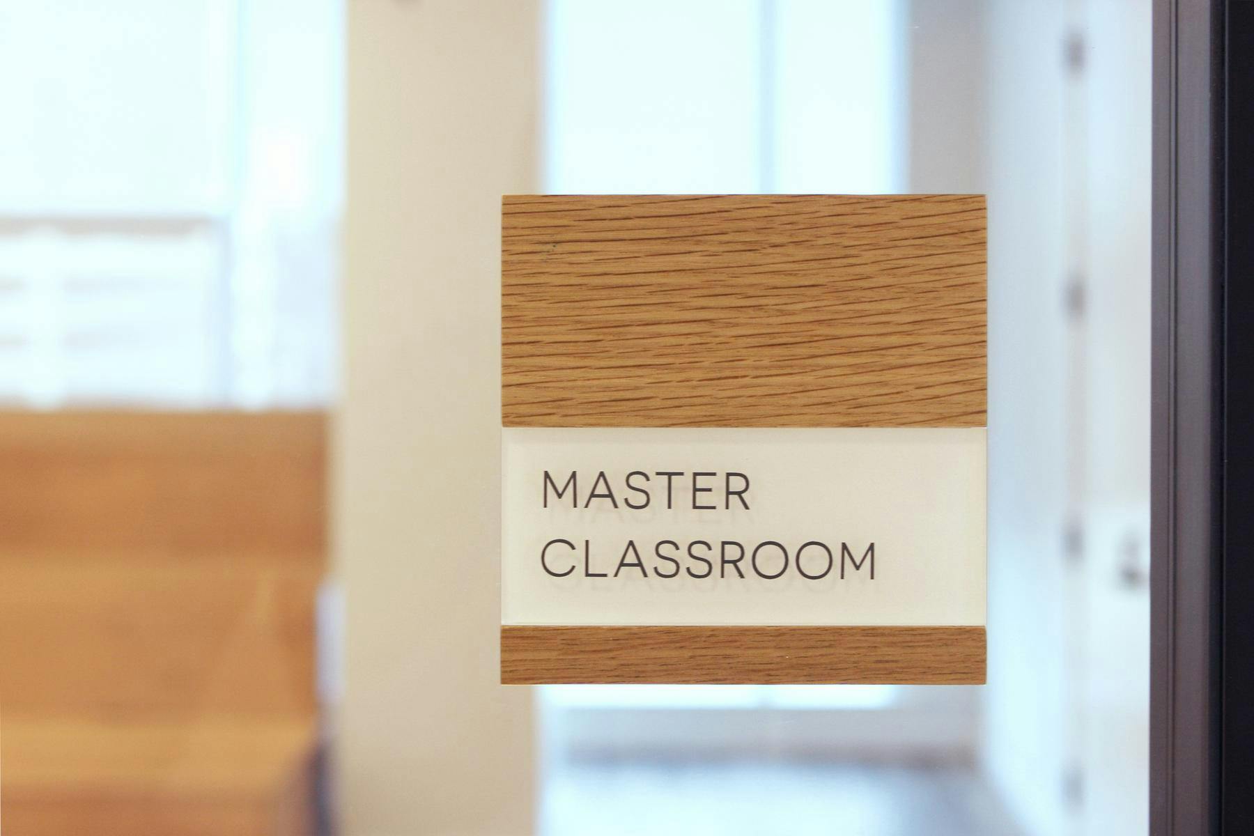 classroom sign