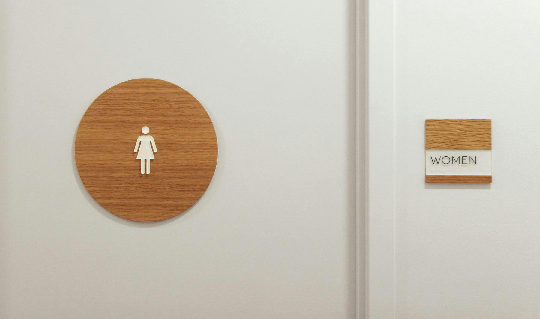 bathroom sign