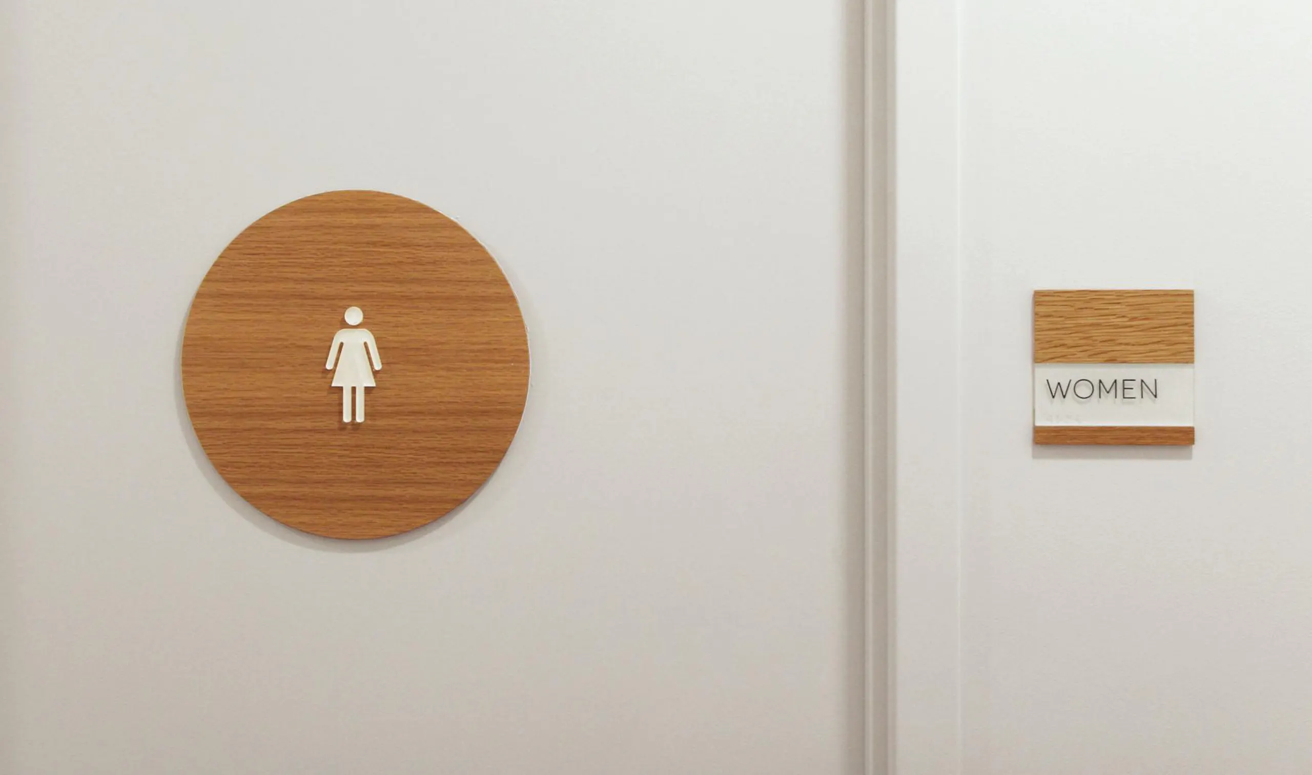 bathroom sign