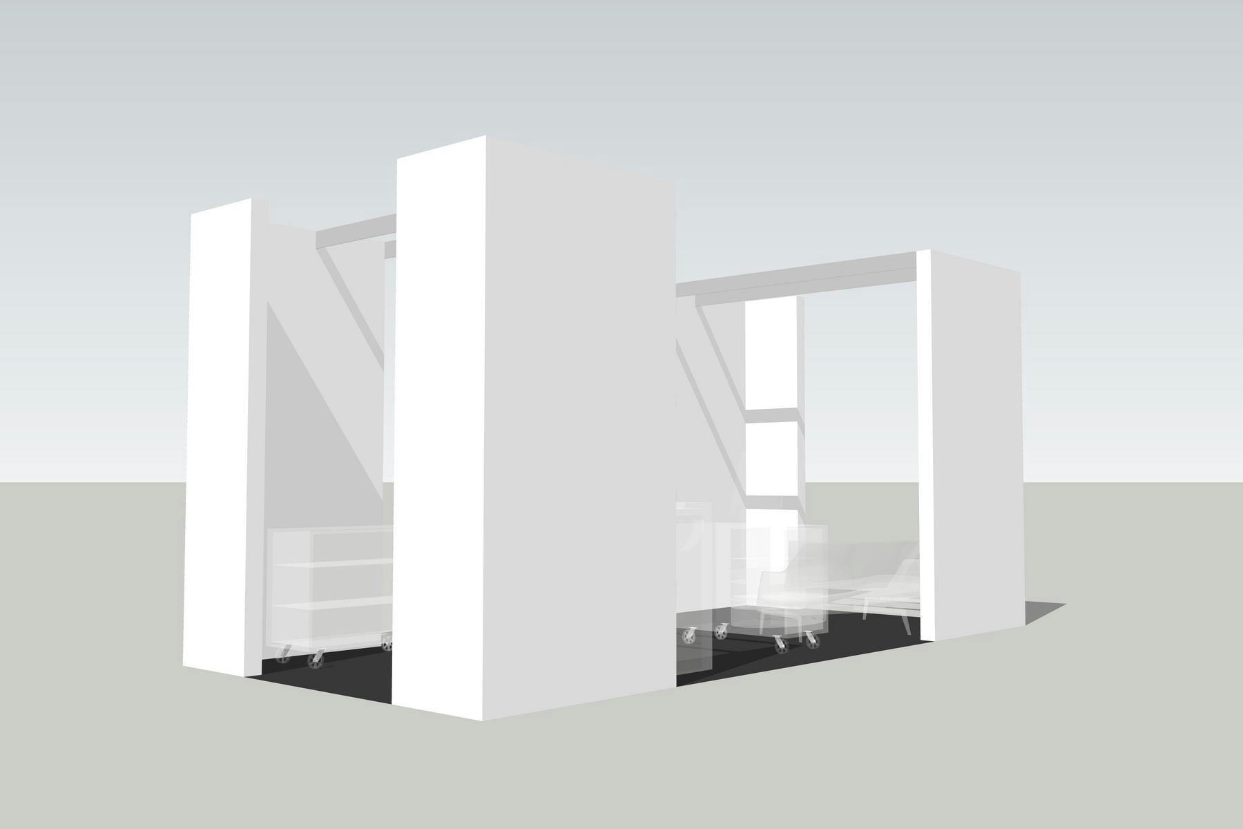 generated mockup of booth