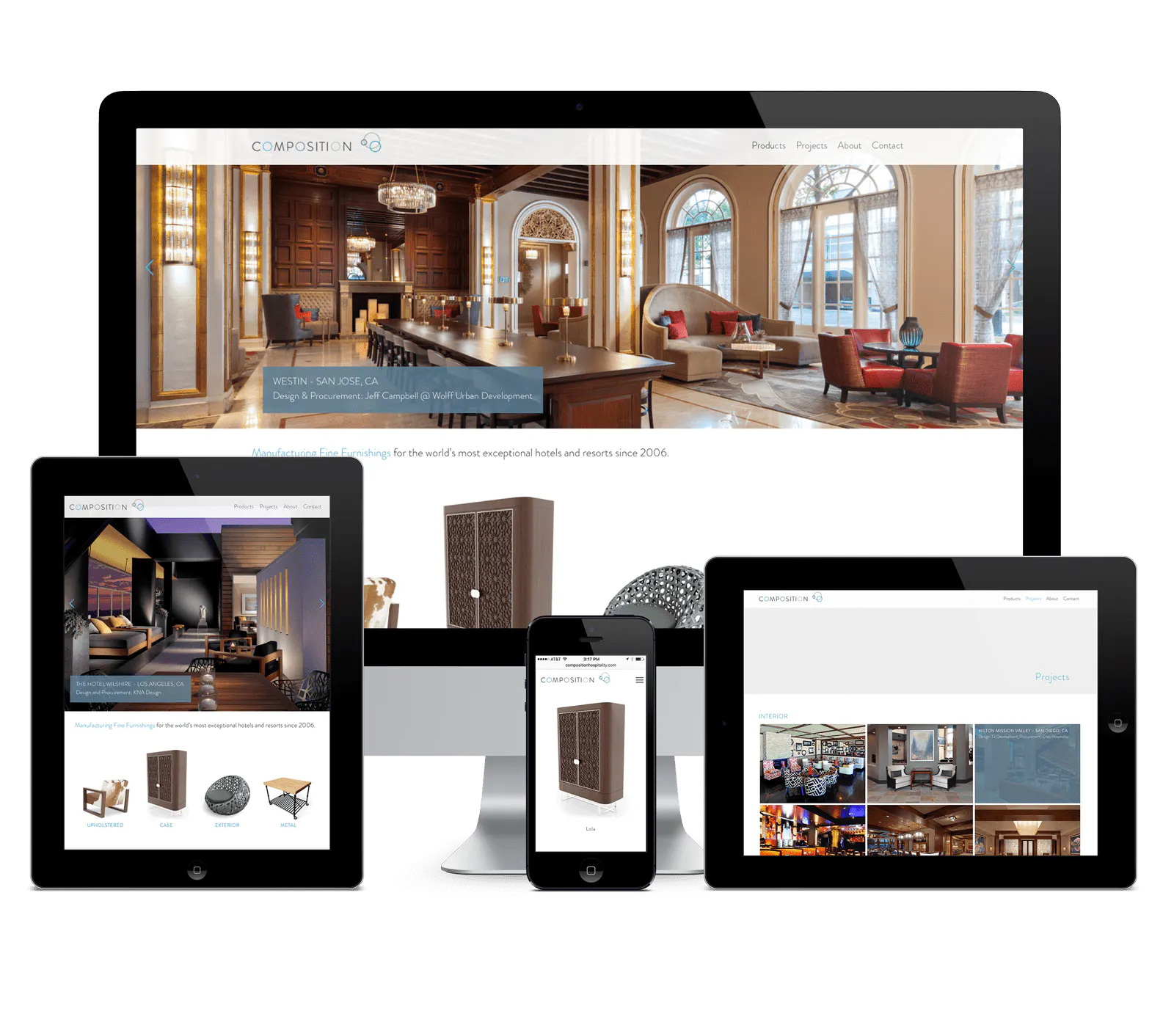 site on many devices