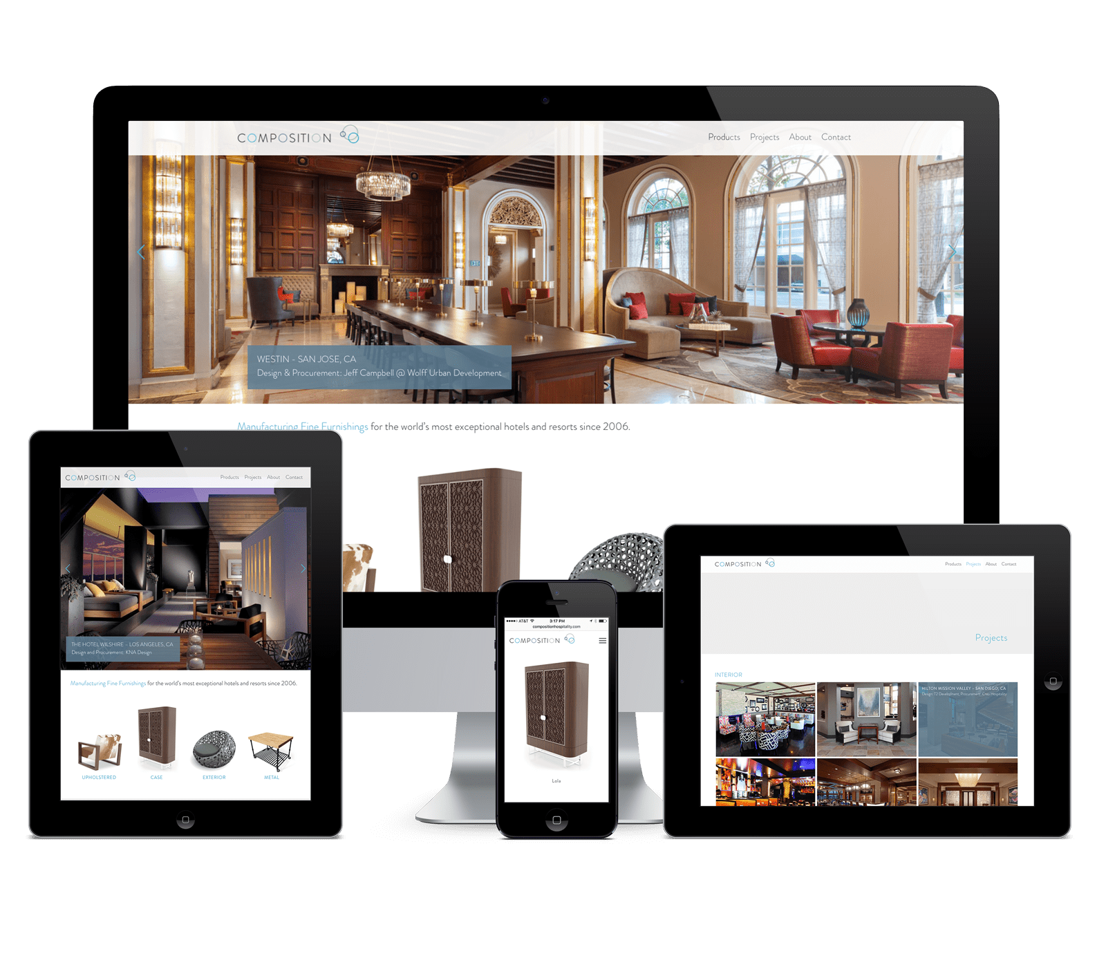site on many devices
