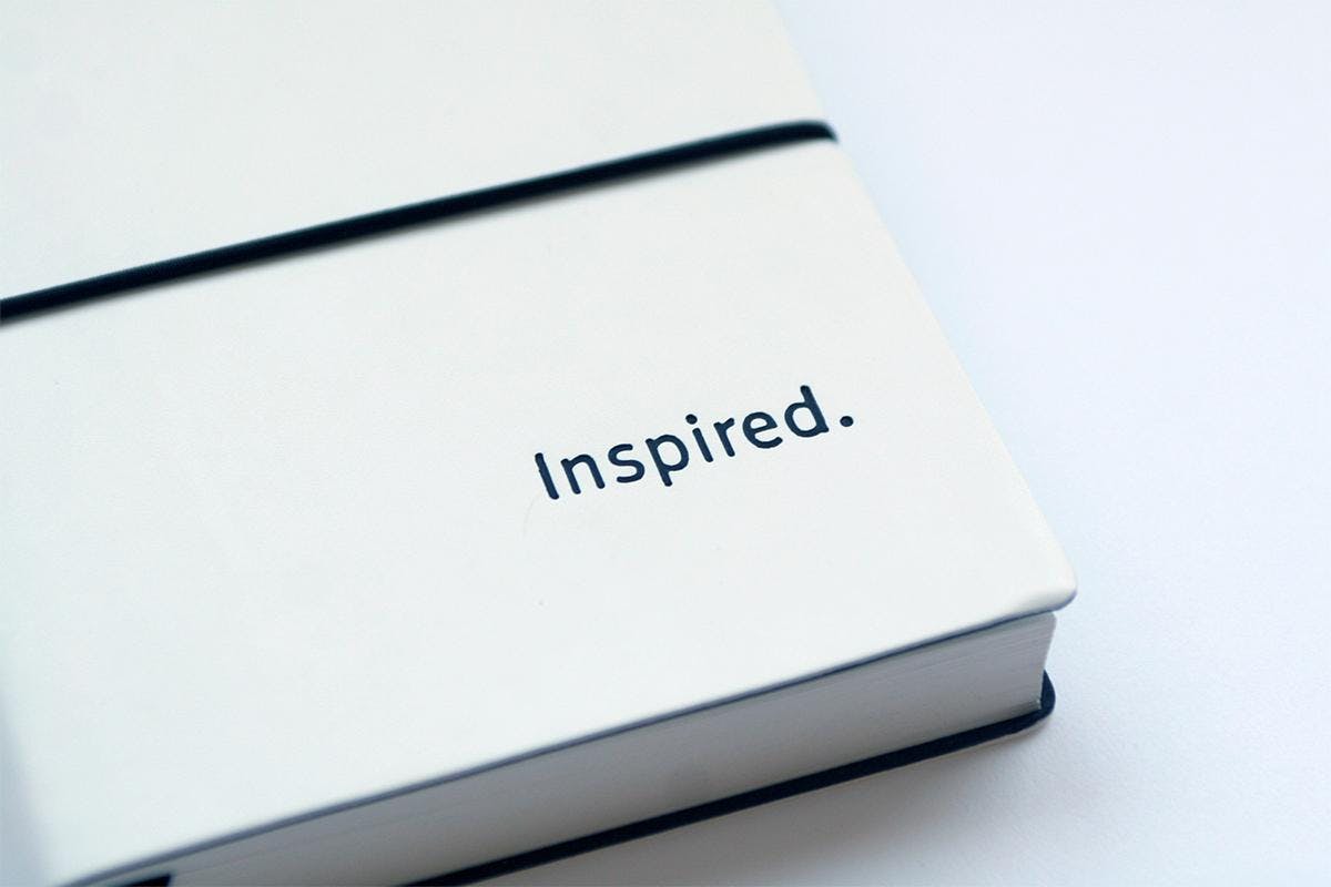 inspired. on notebook