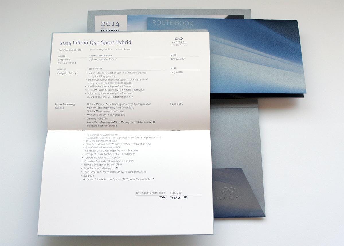 open page of catalog