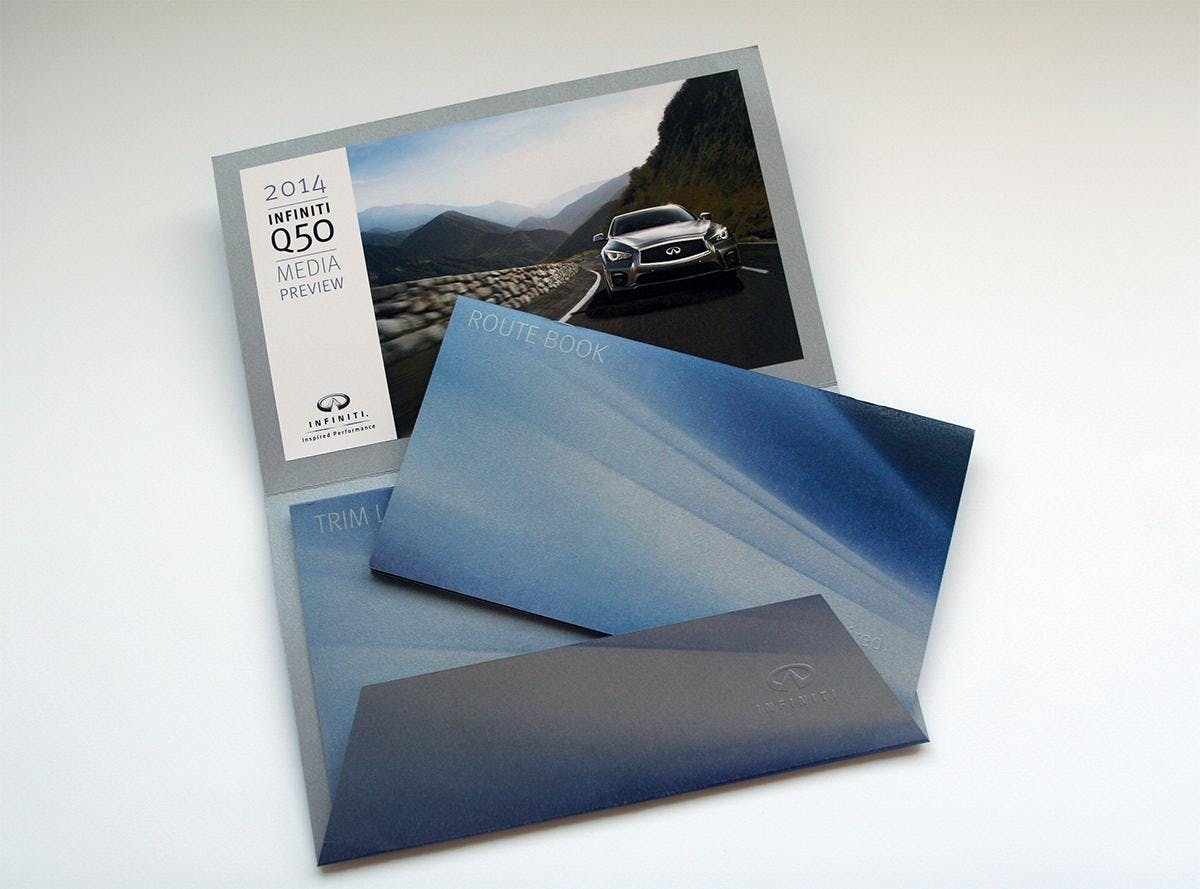 catalog packet with sleeves