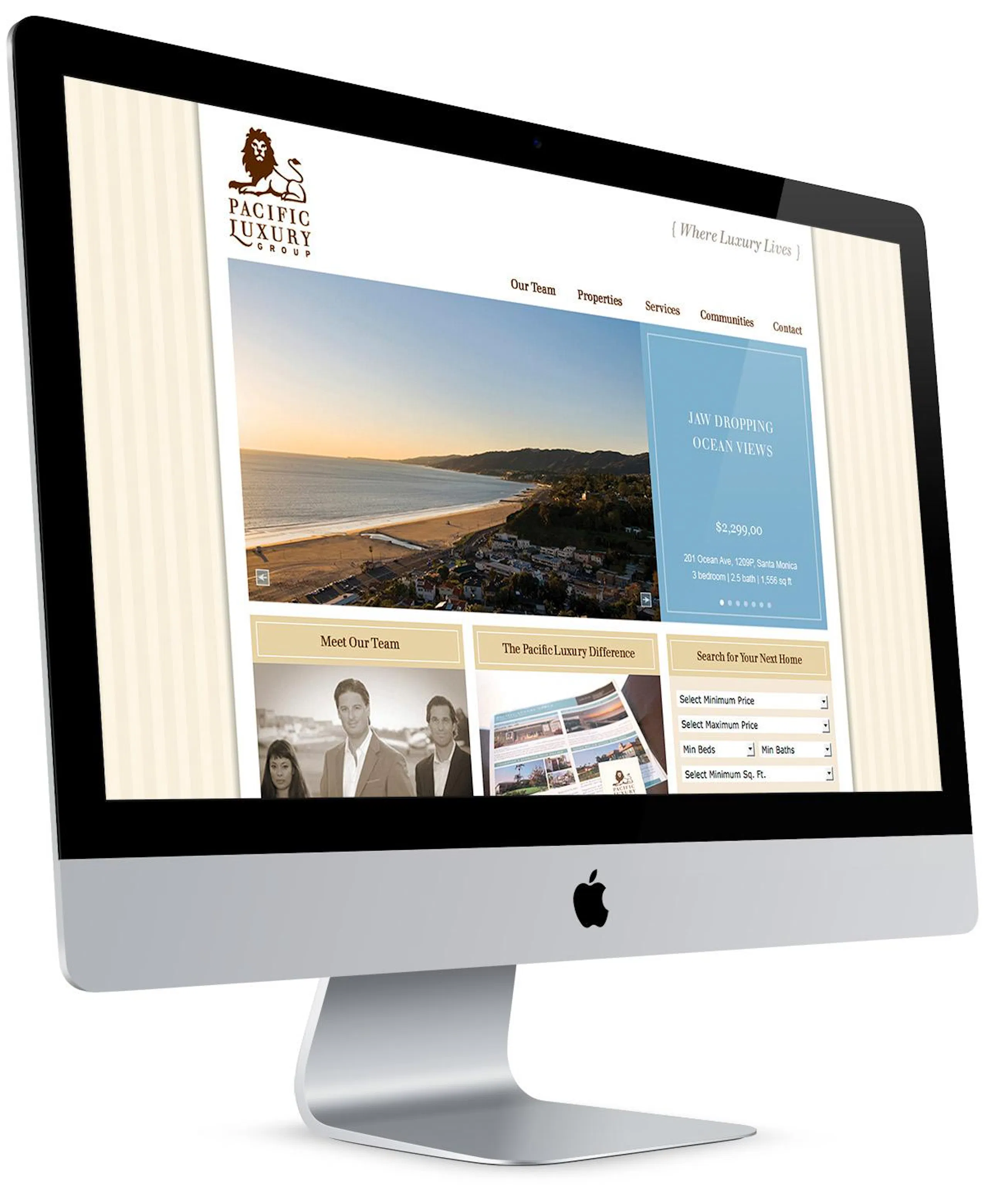 website on imac