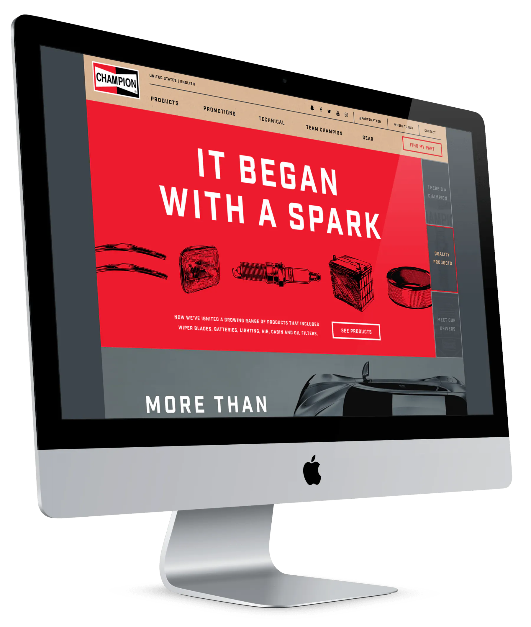 website on imac