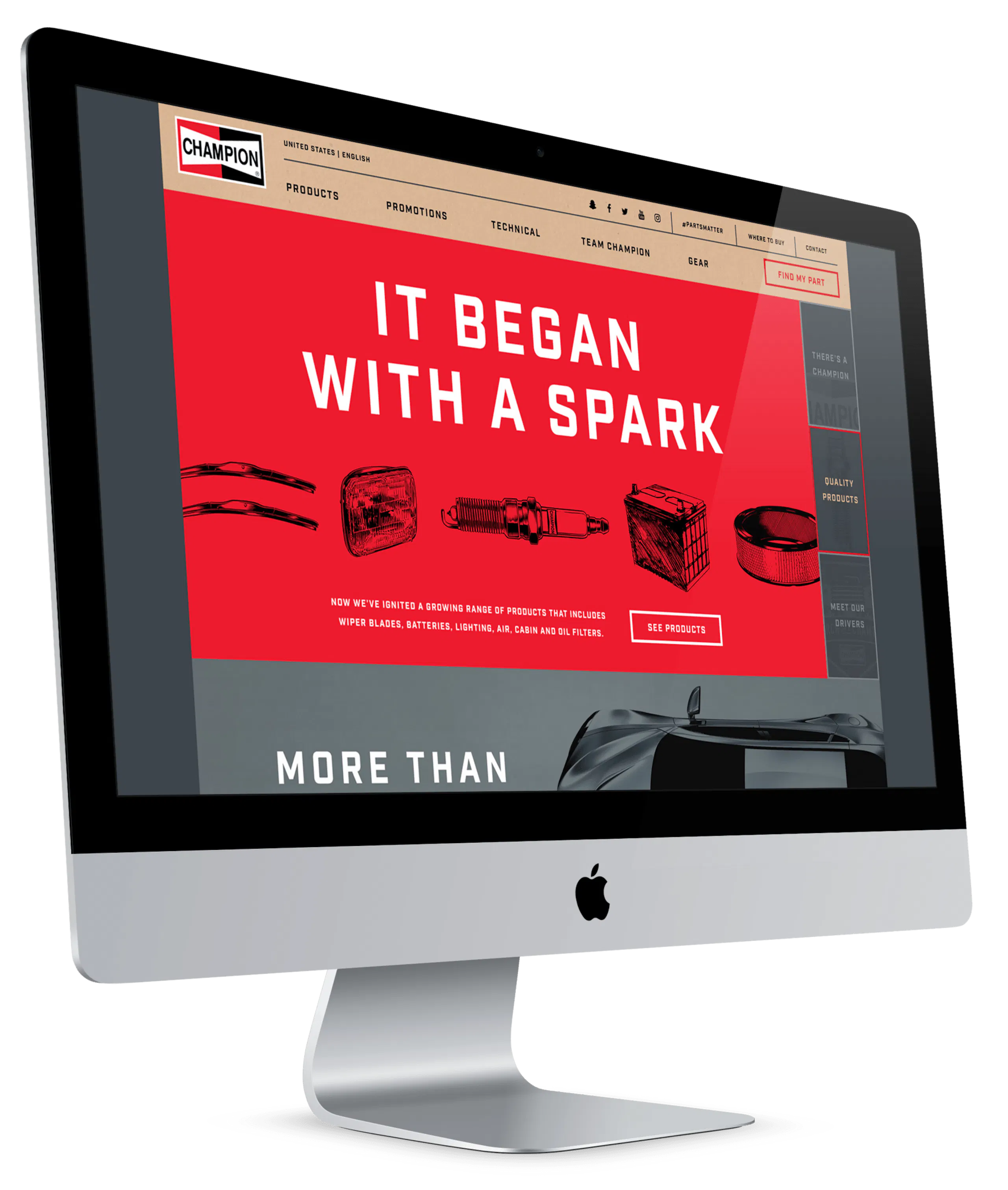 website on imac