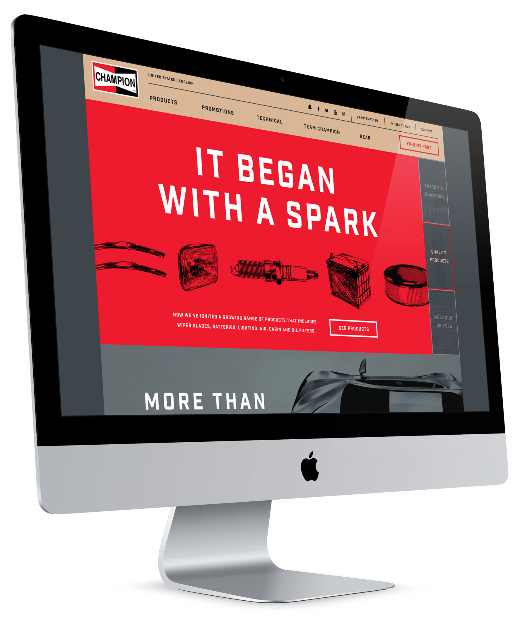 website on imac