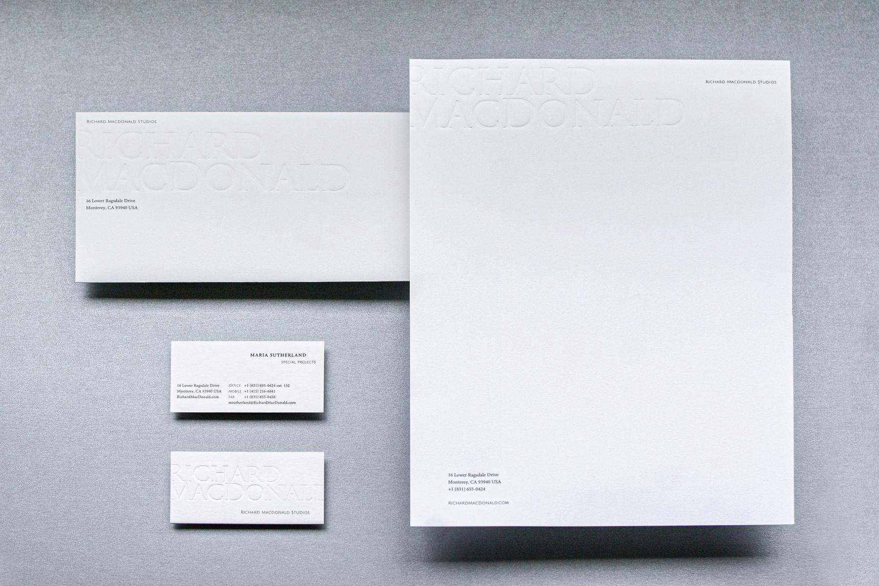business cards and flyers