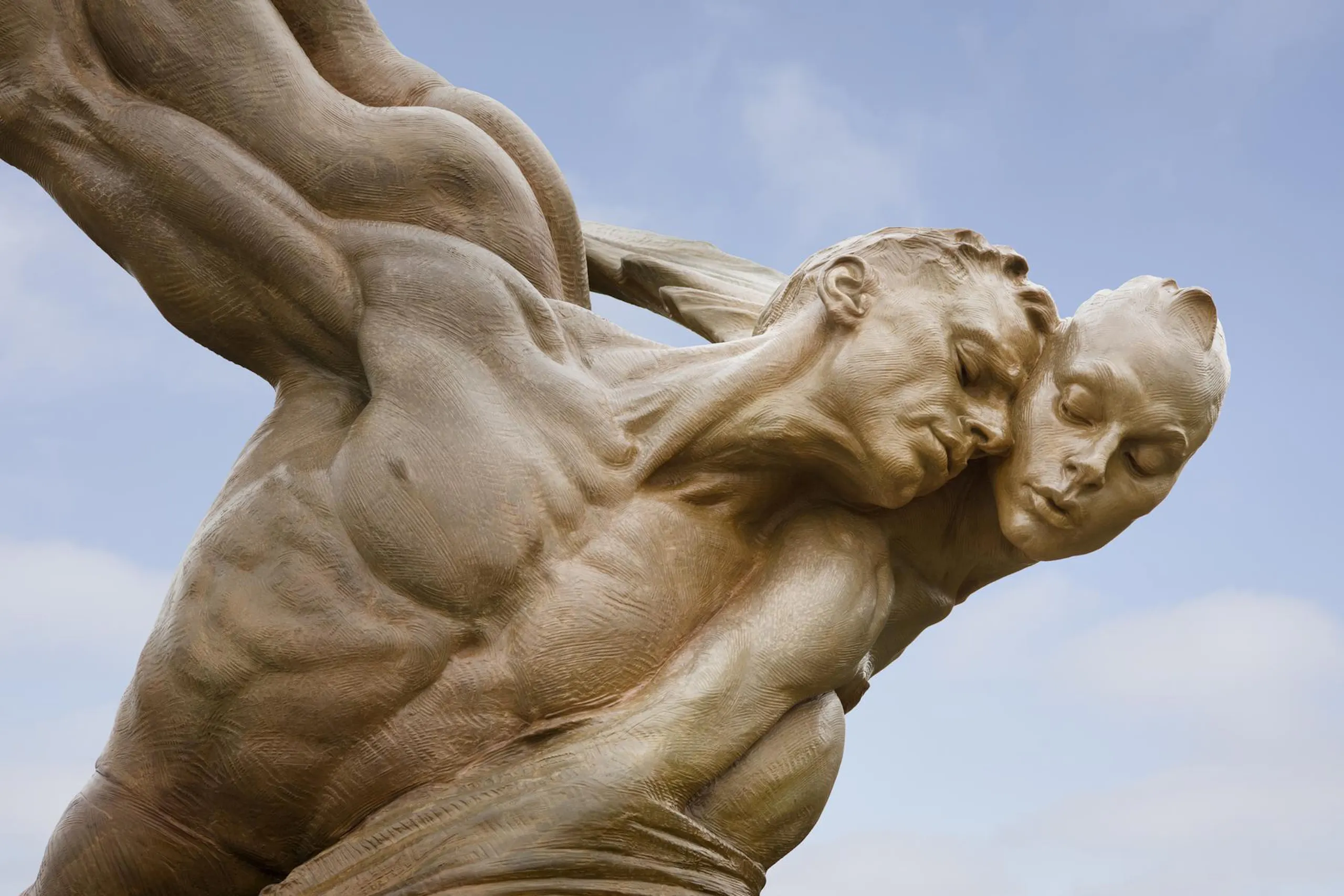 stature of two figures