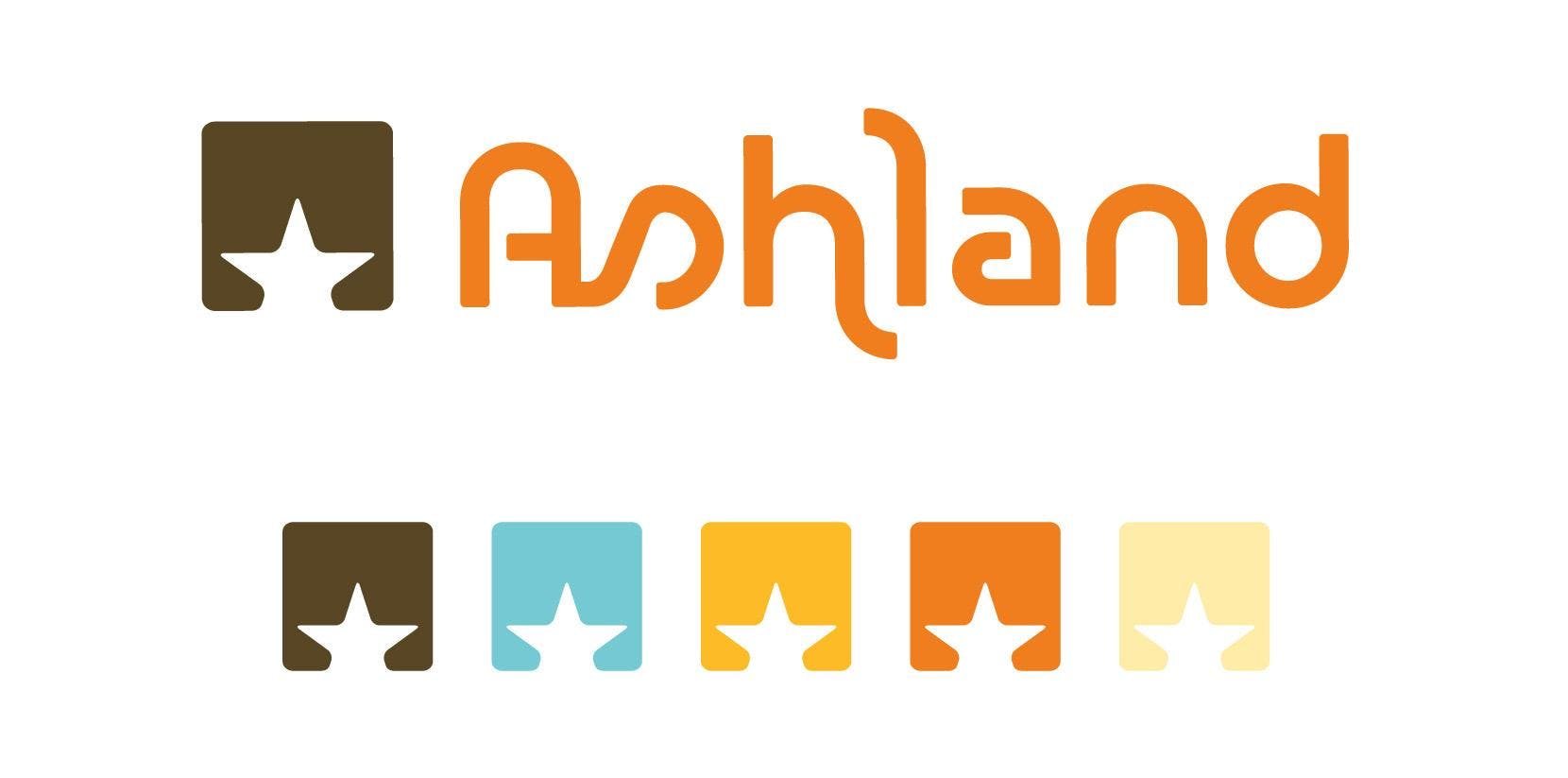 logo and logomark in several colors