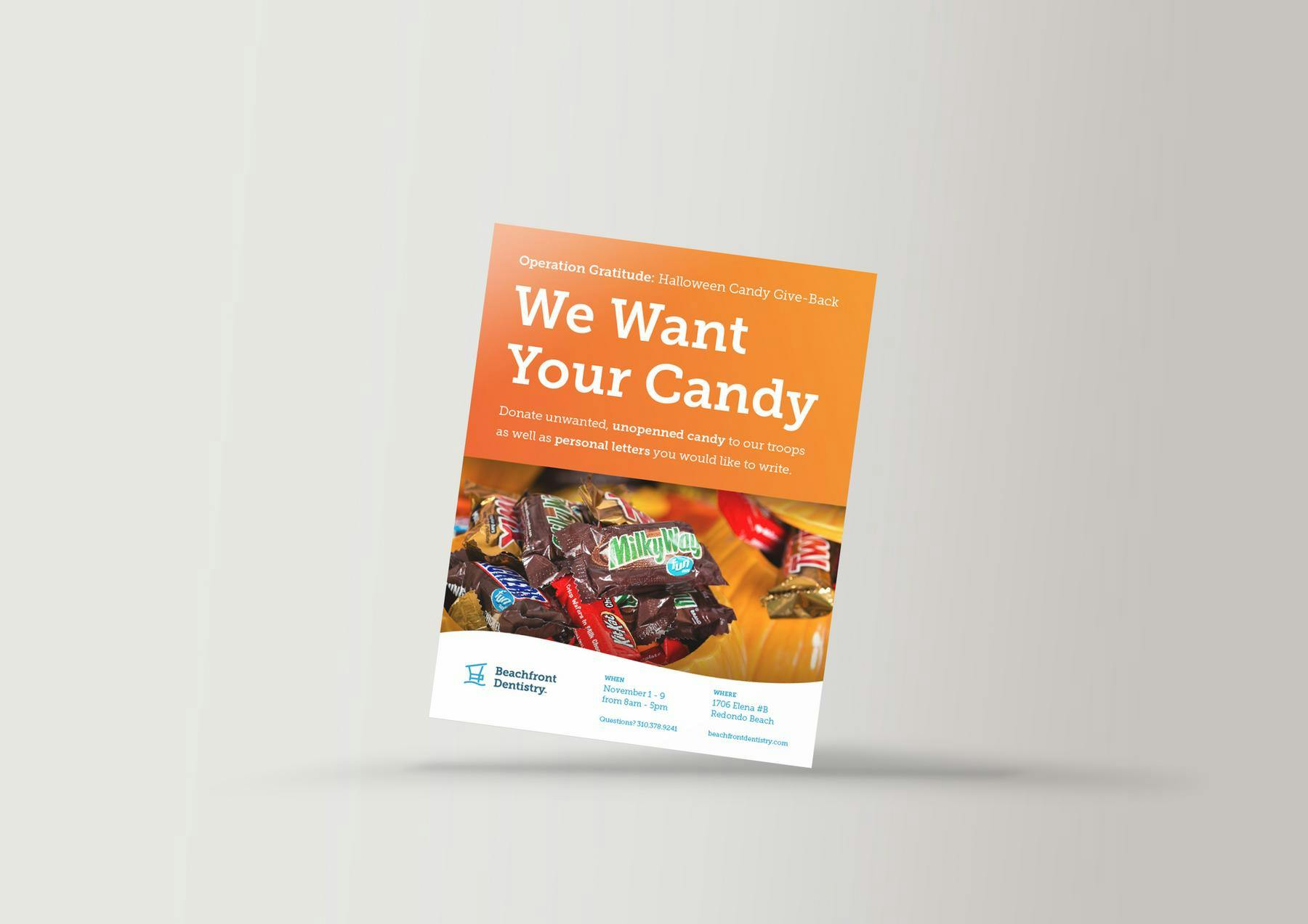we want your candy flyer