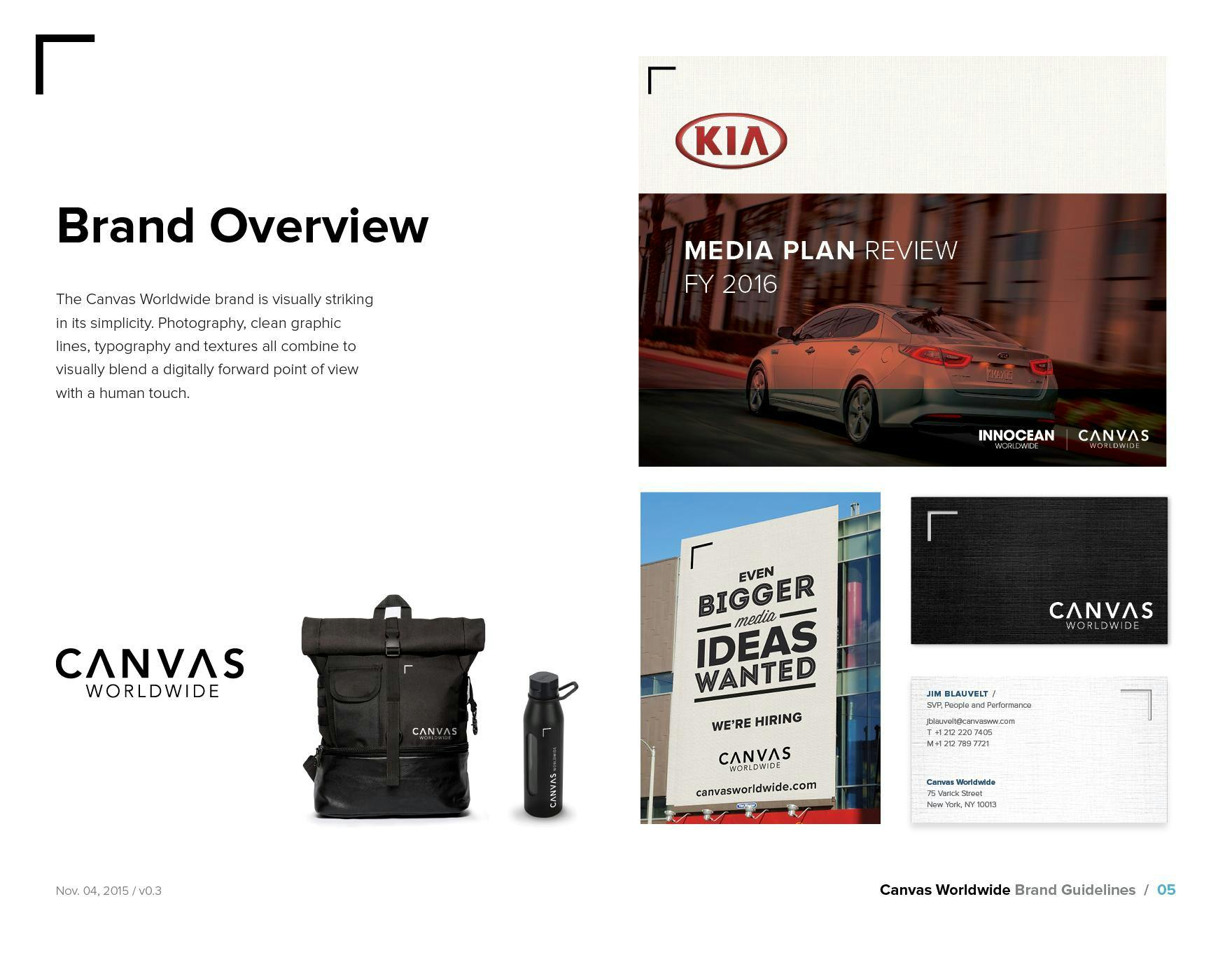 brand overview slide