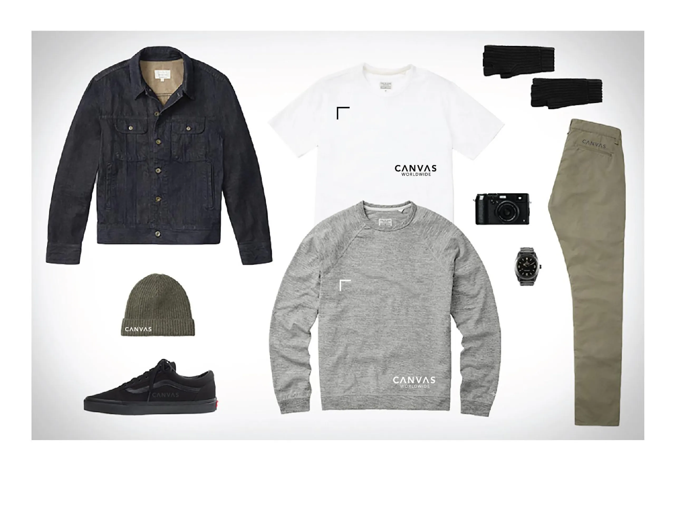 branded clothing items