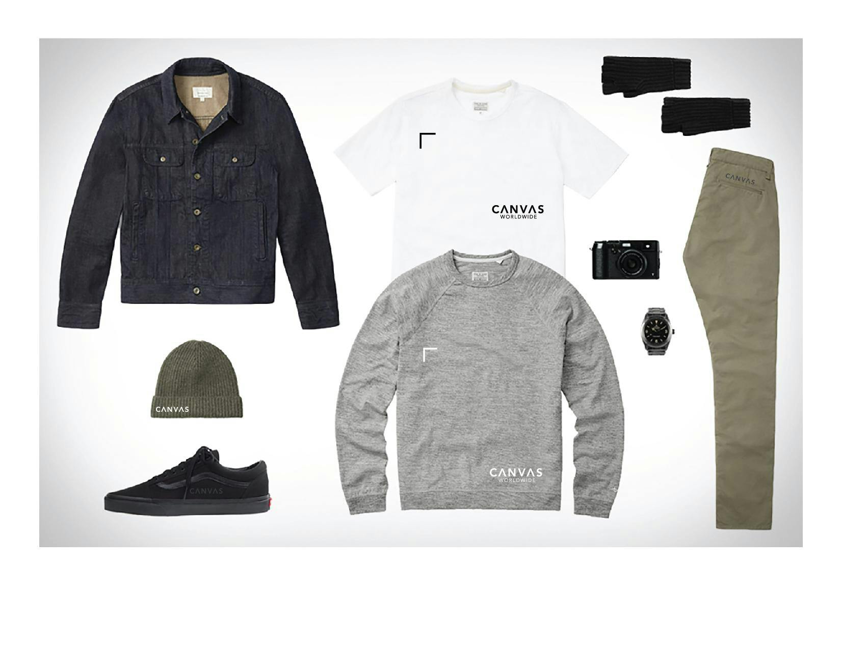 branded clothing items