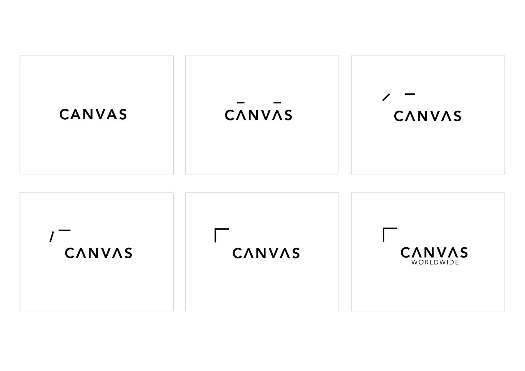 several versions of the logo