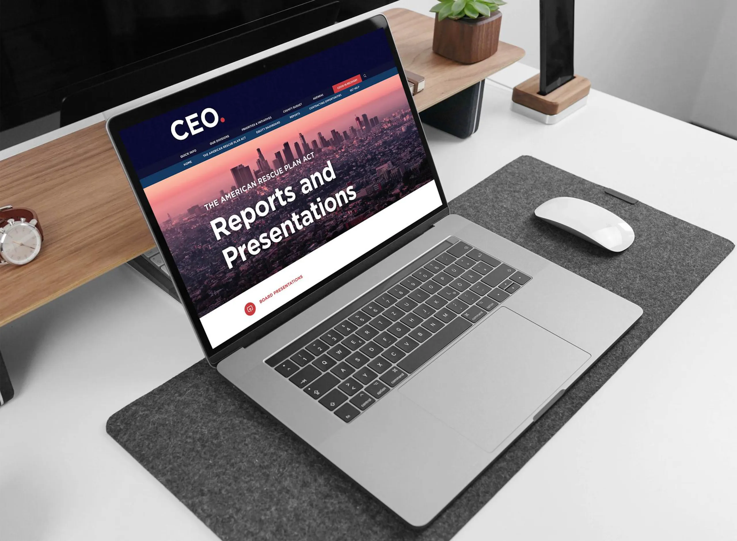 presentation on macbook