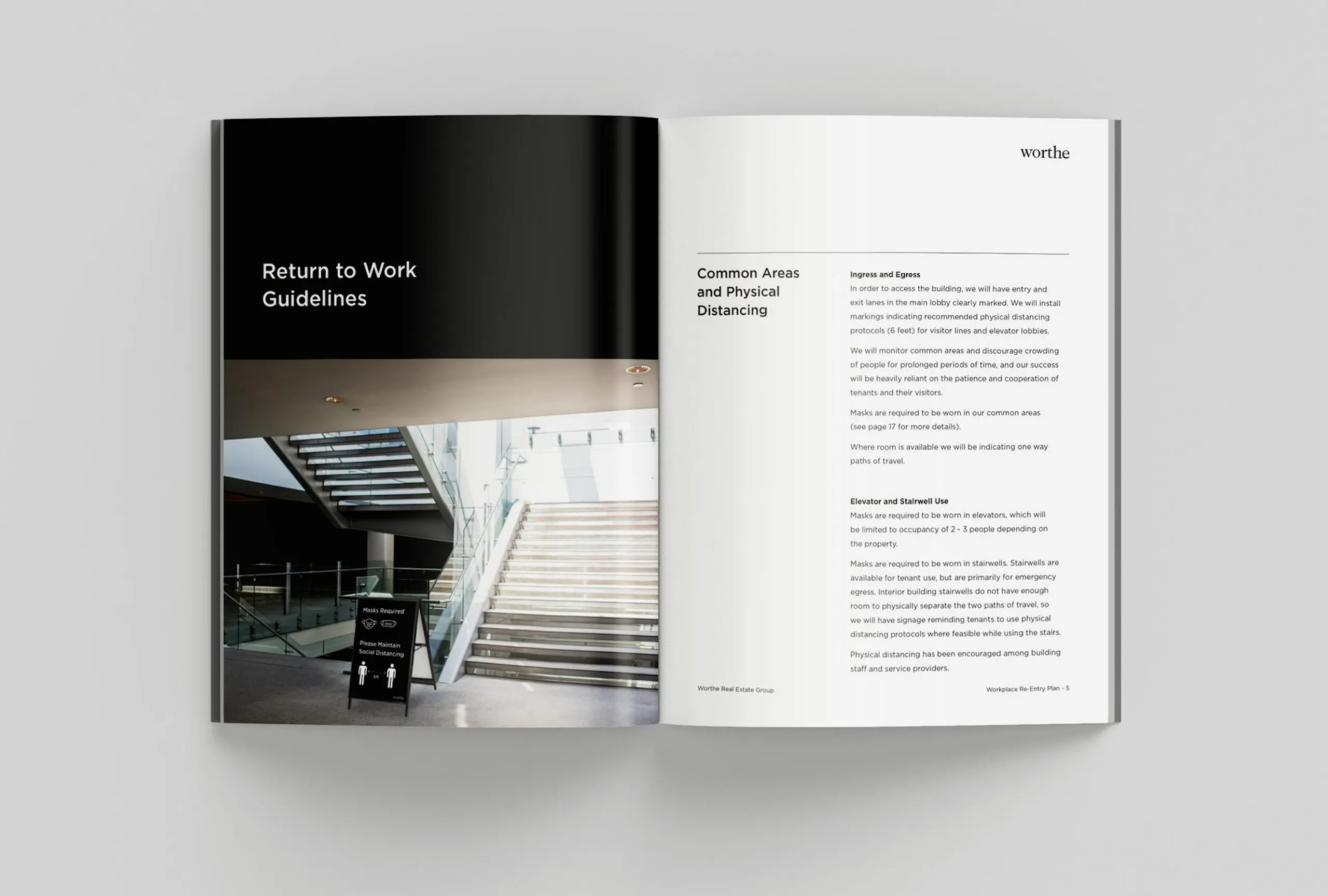 covid safety book flat