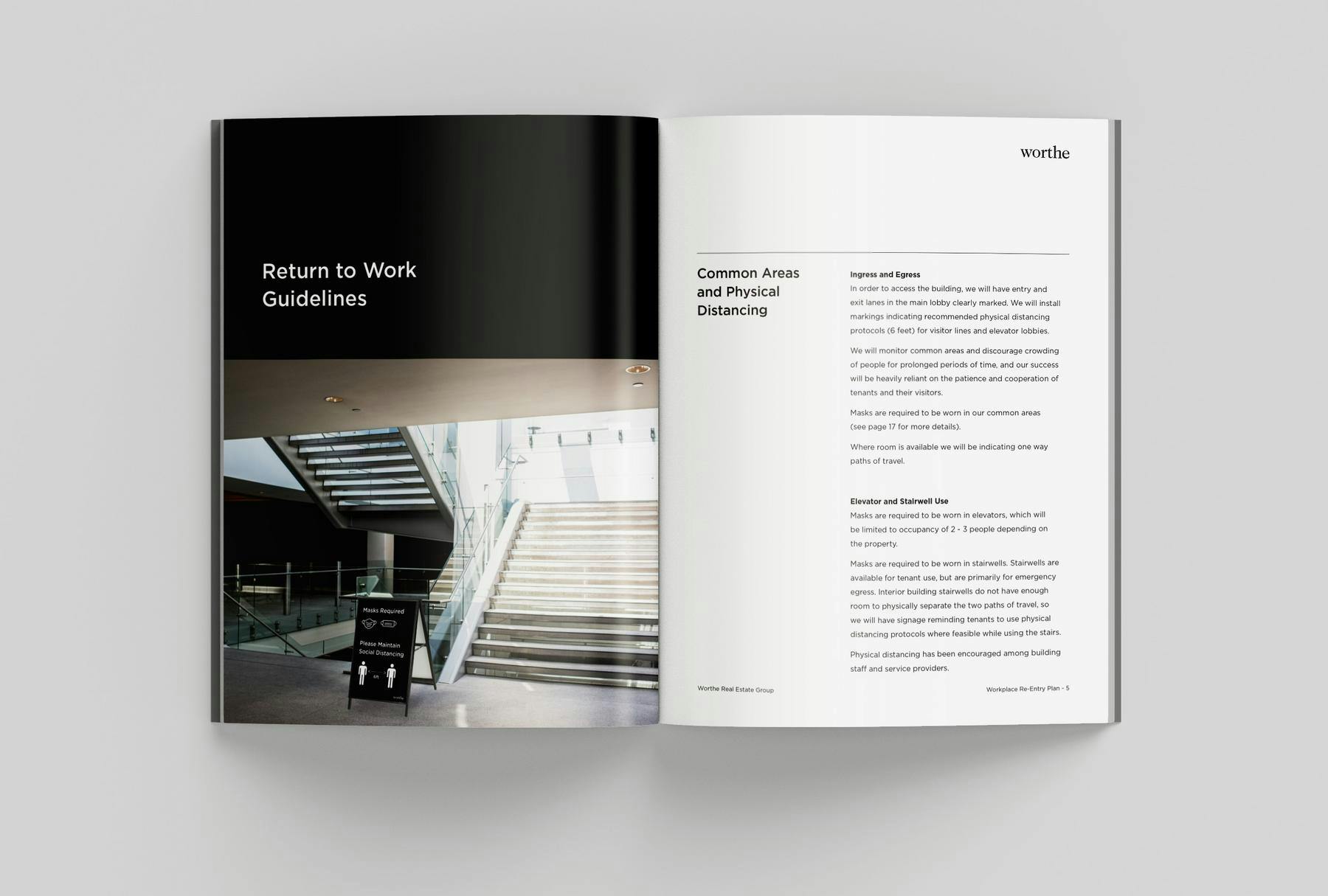 covid safety book flat