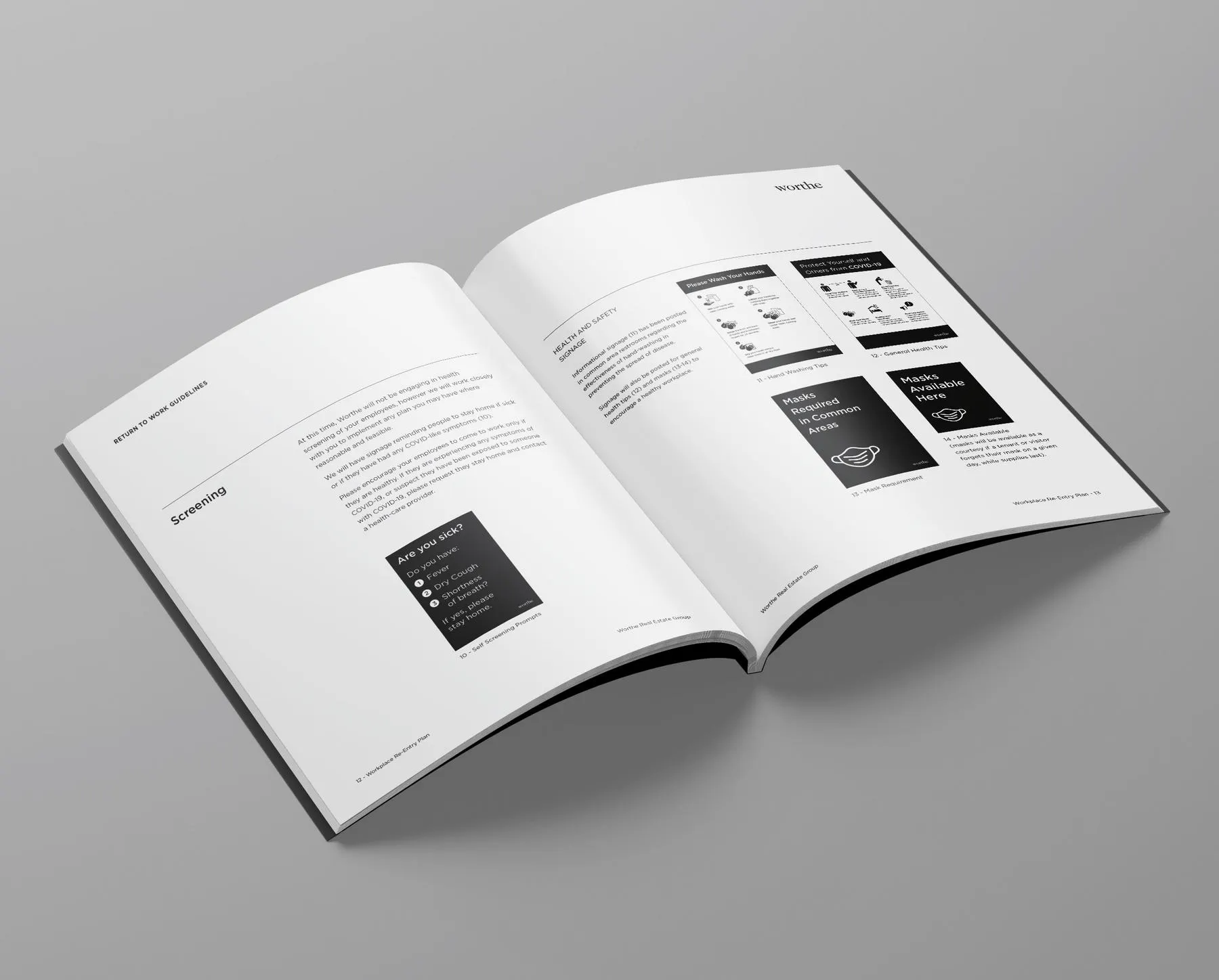 covid safety book angle