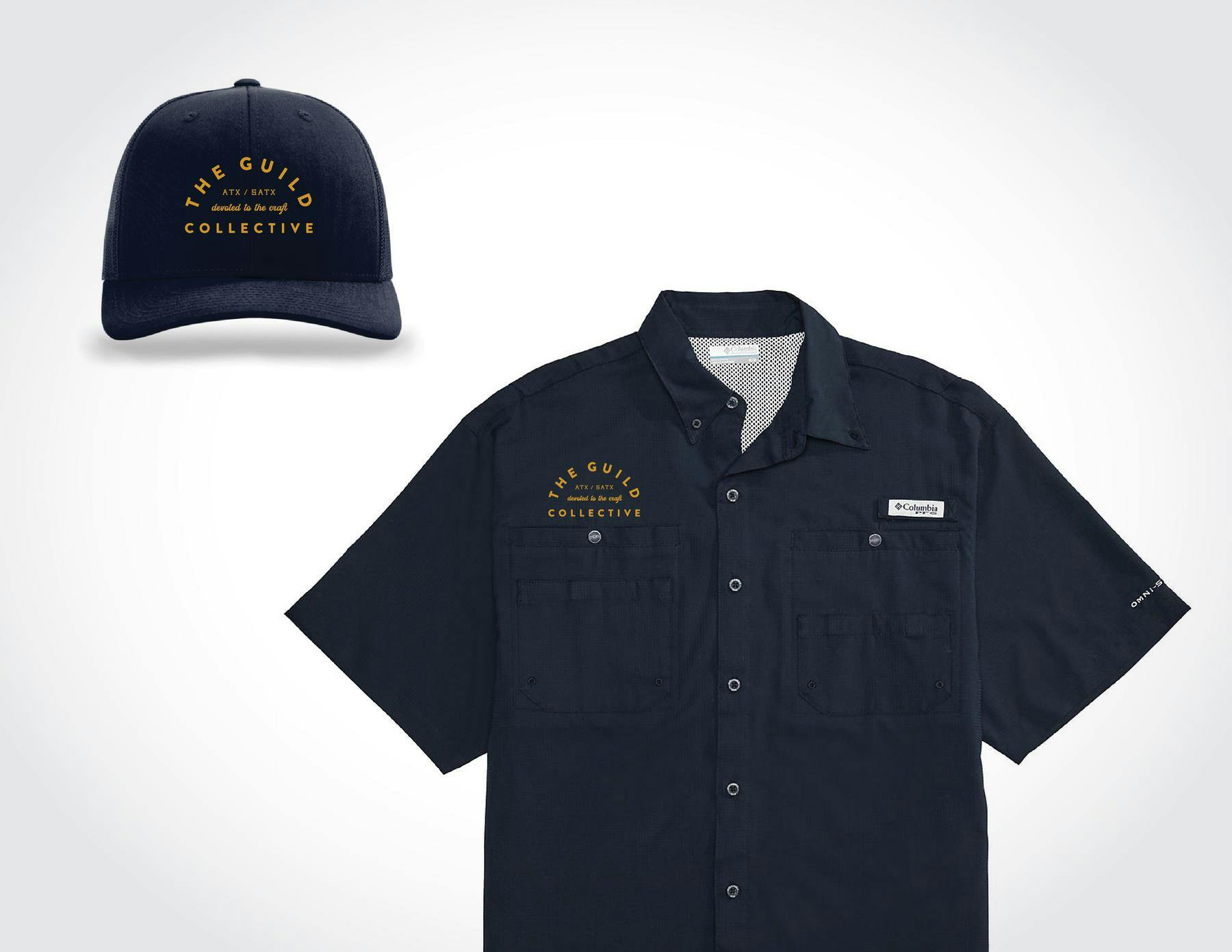 guild hat and shirt black