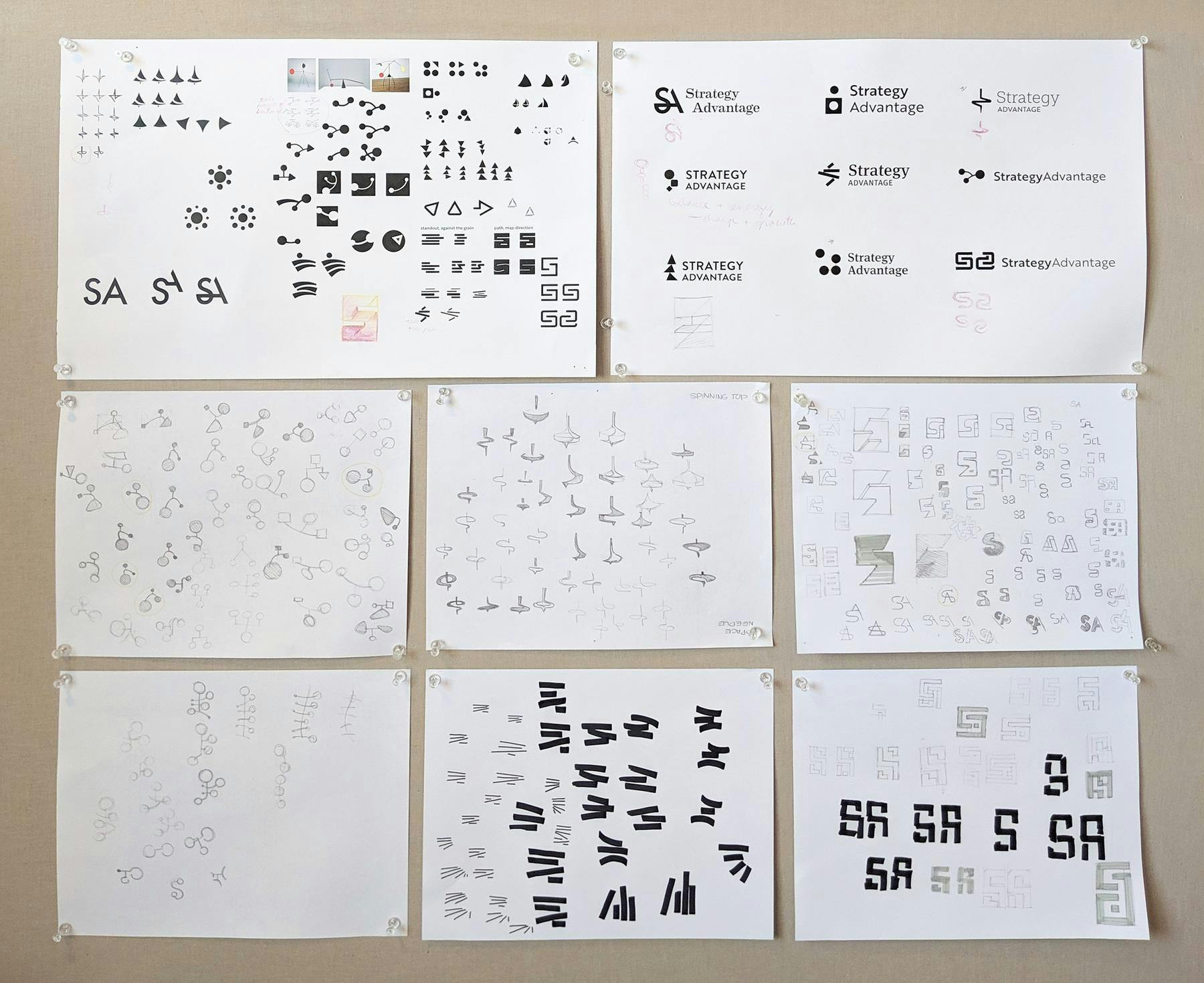 logo sketches