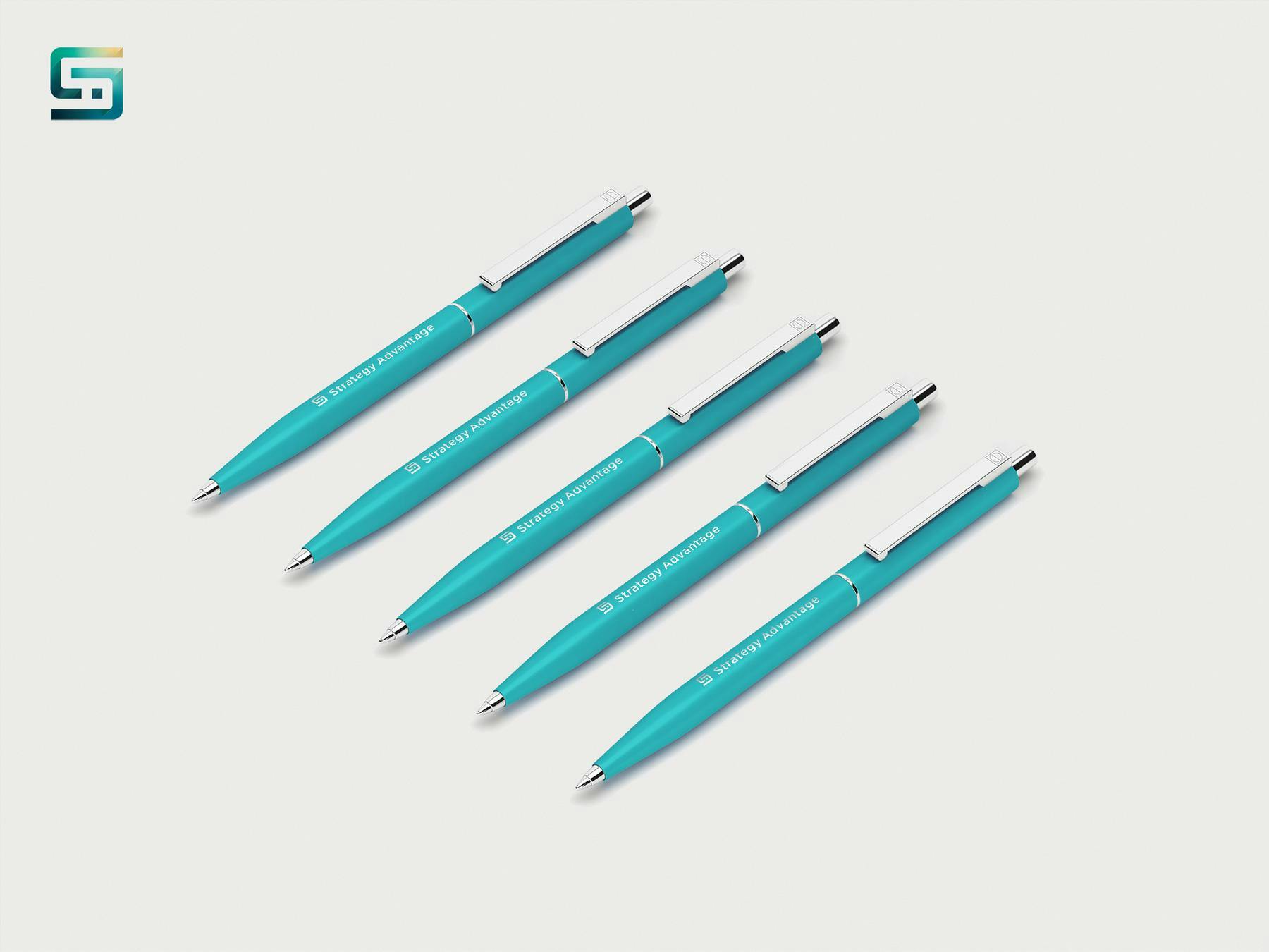 branded pens