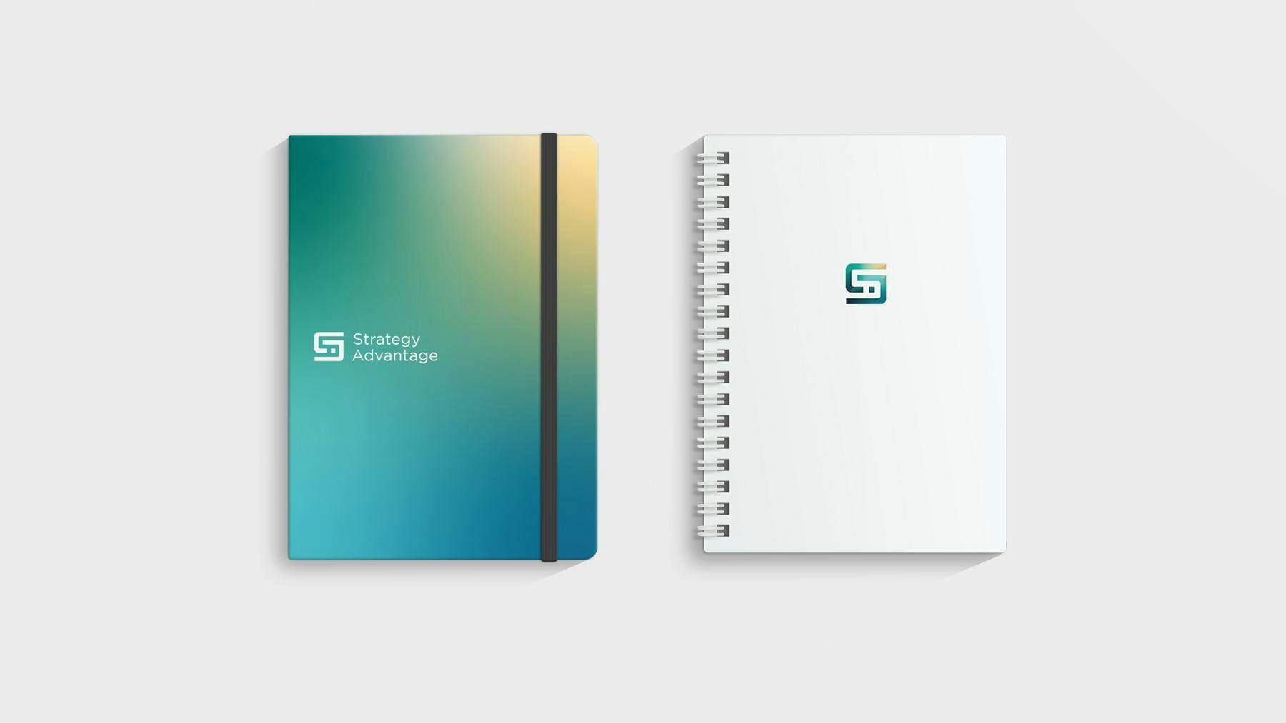 branded notebook