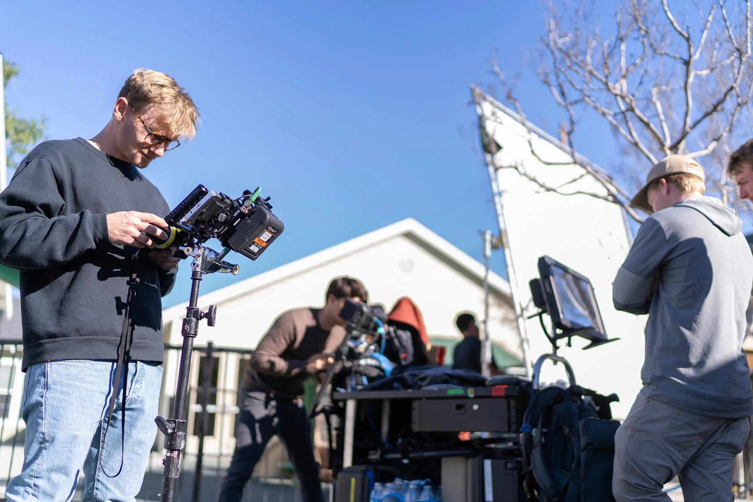 video shoot outside