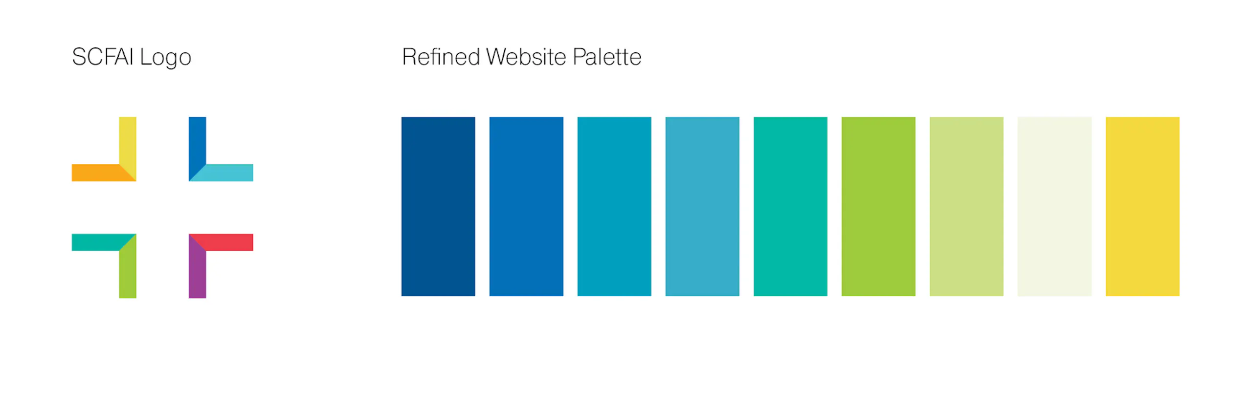 logo mark adn palette