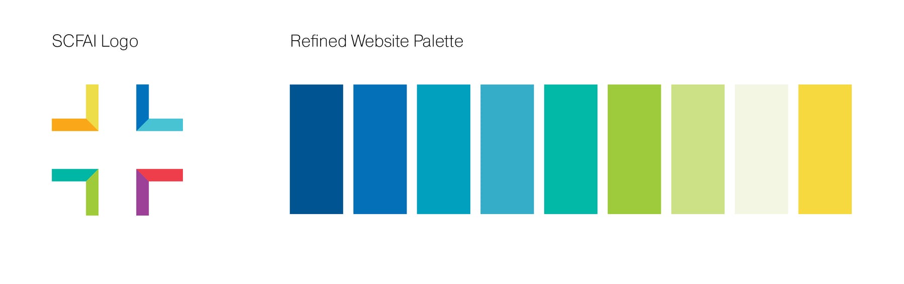 logo mark adn palette