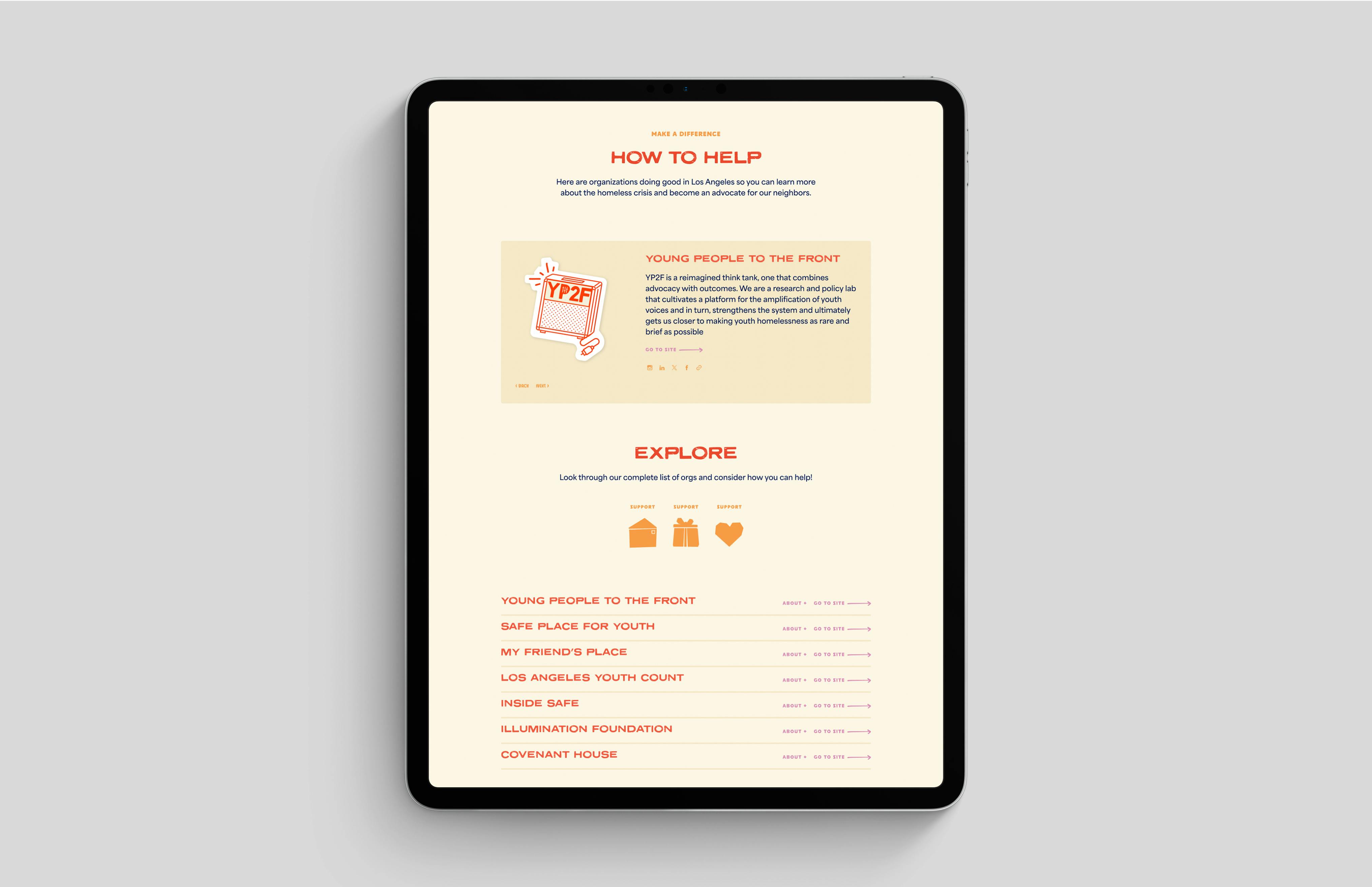 site on ipad