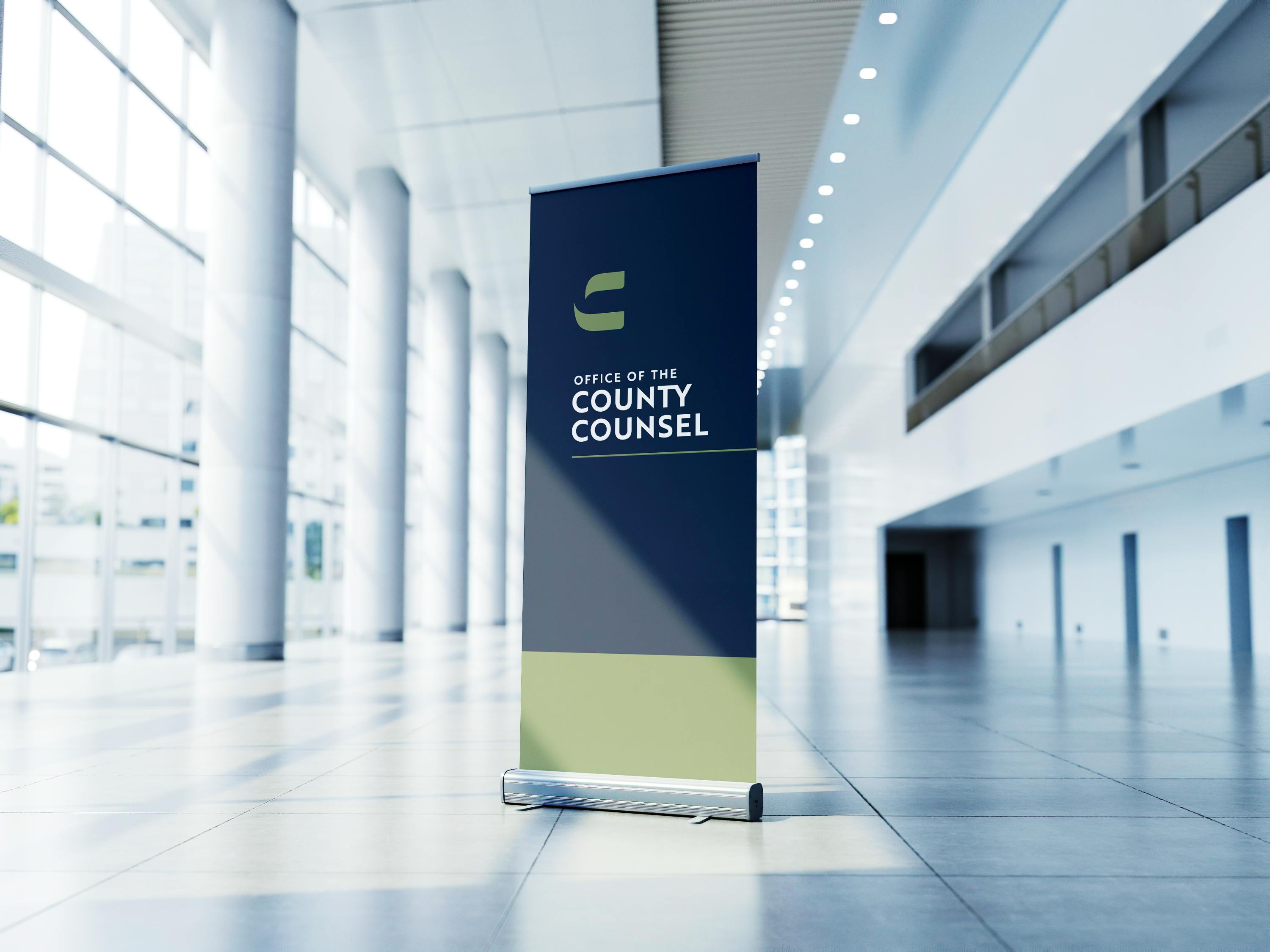 standing banner