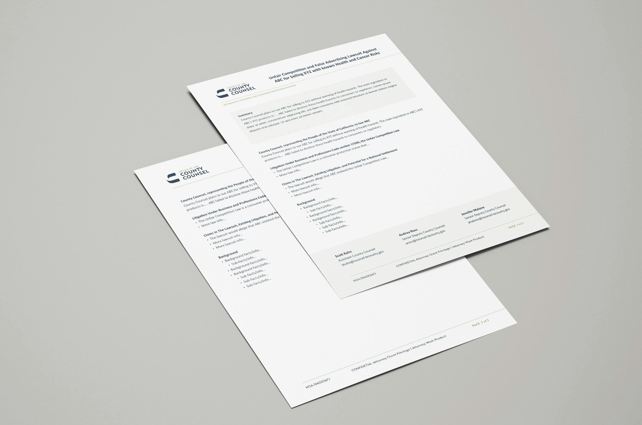 more letterheads