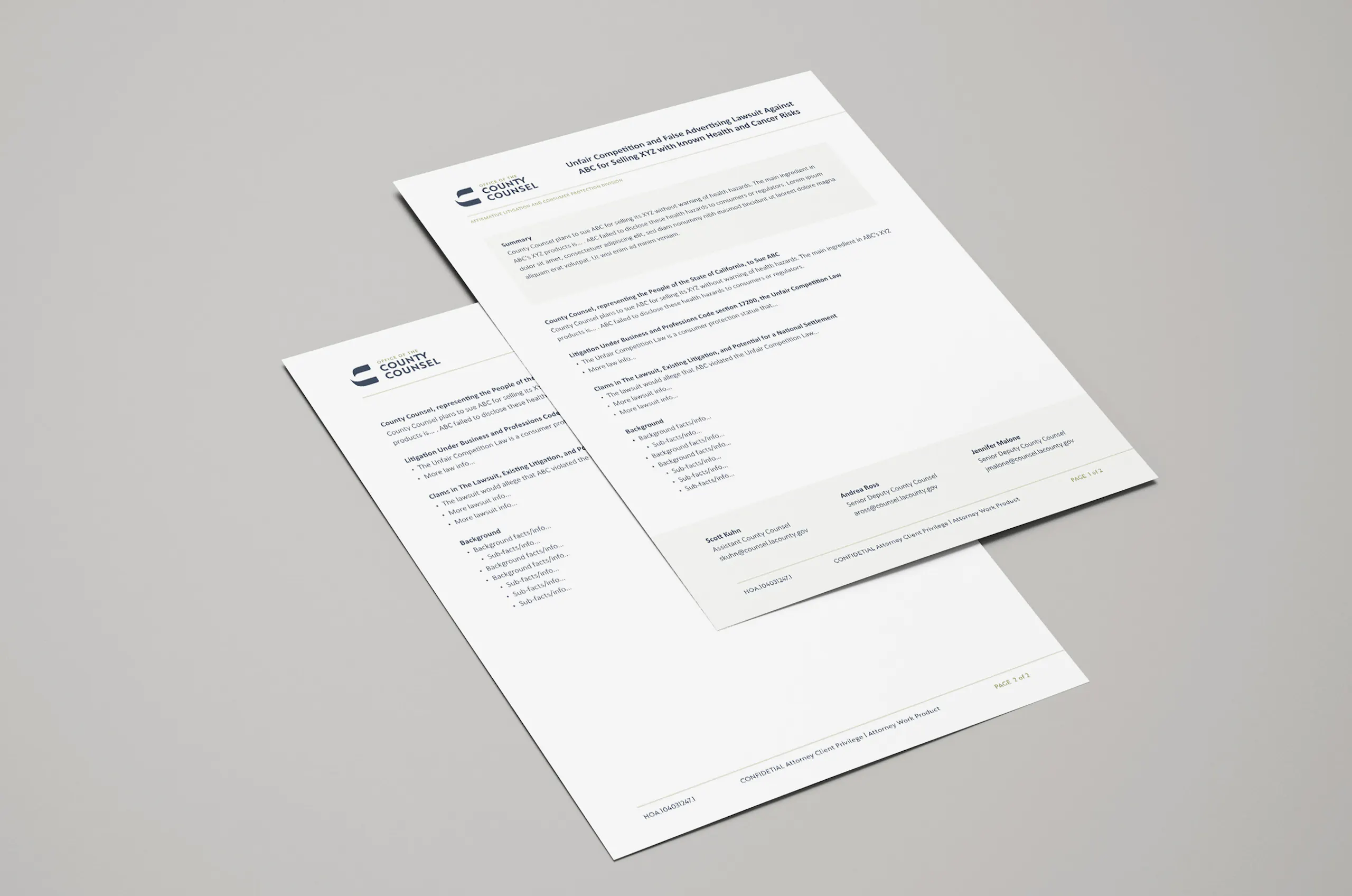 more letterheads