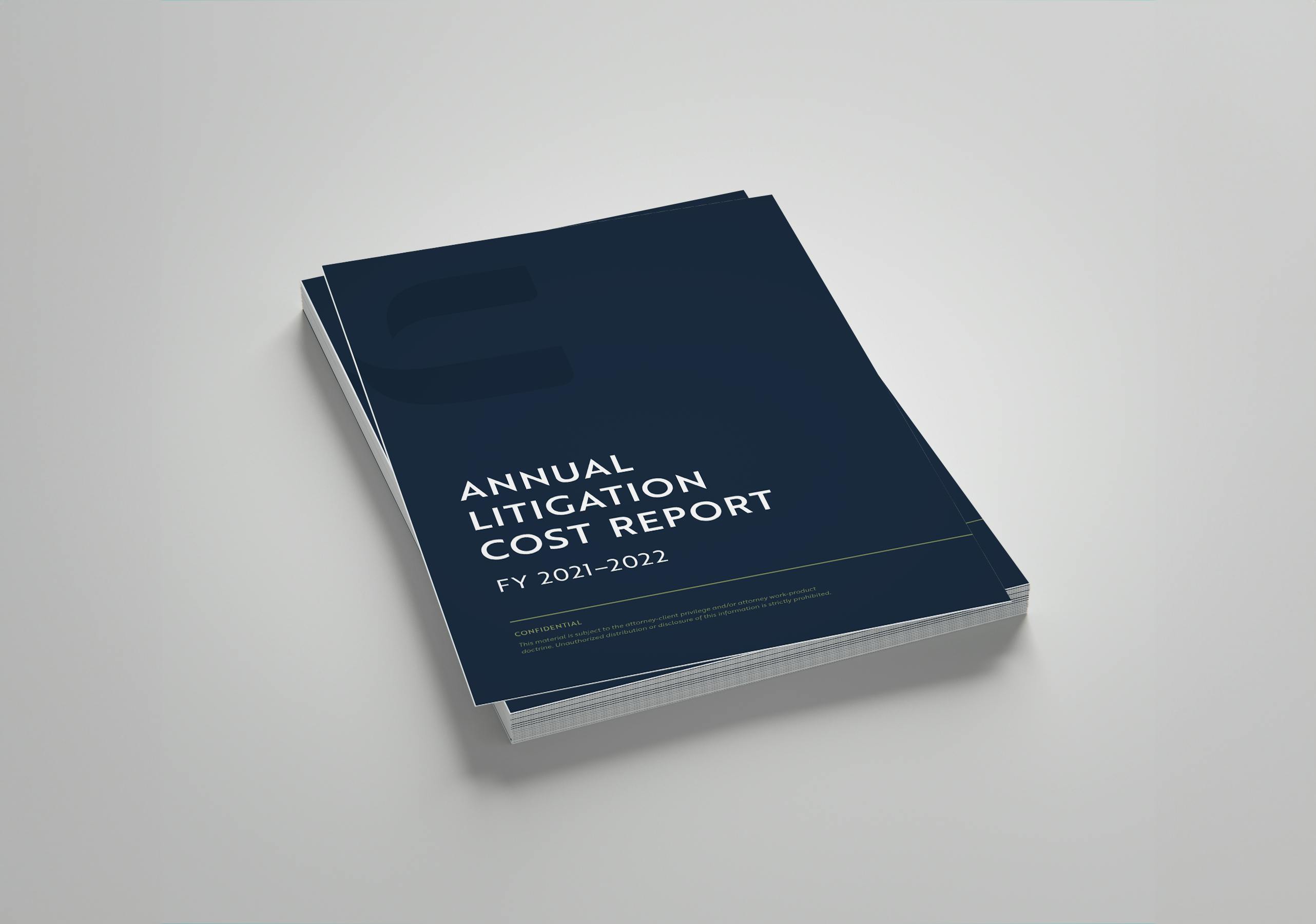 annual litigation cost report