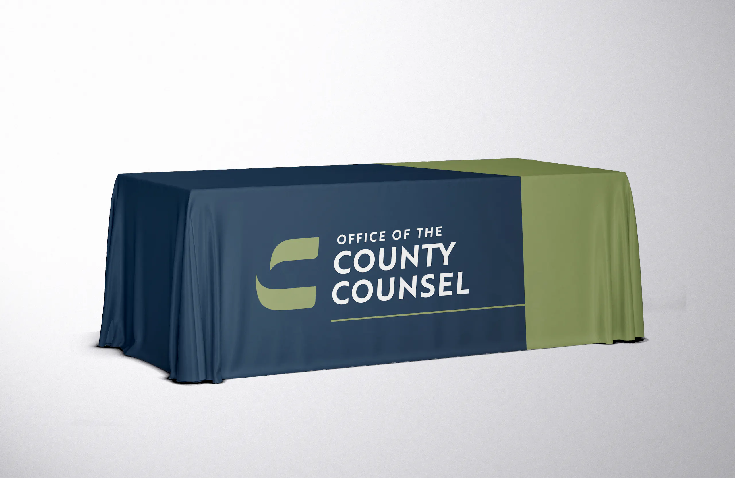 branded tablecloth