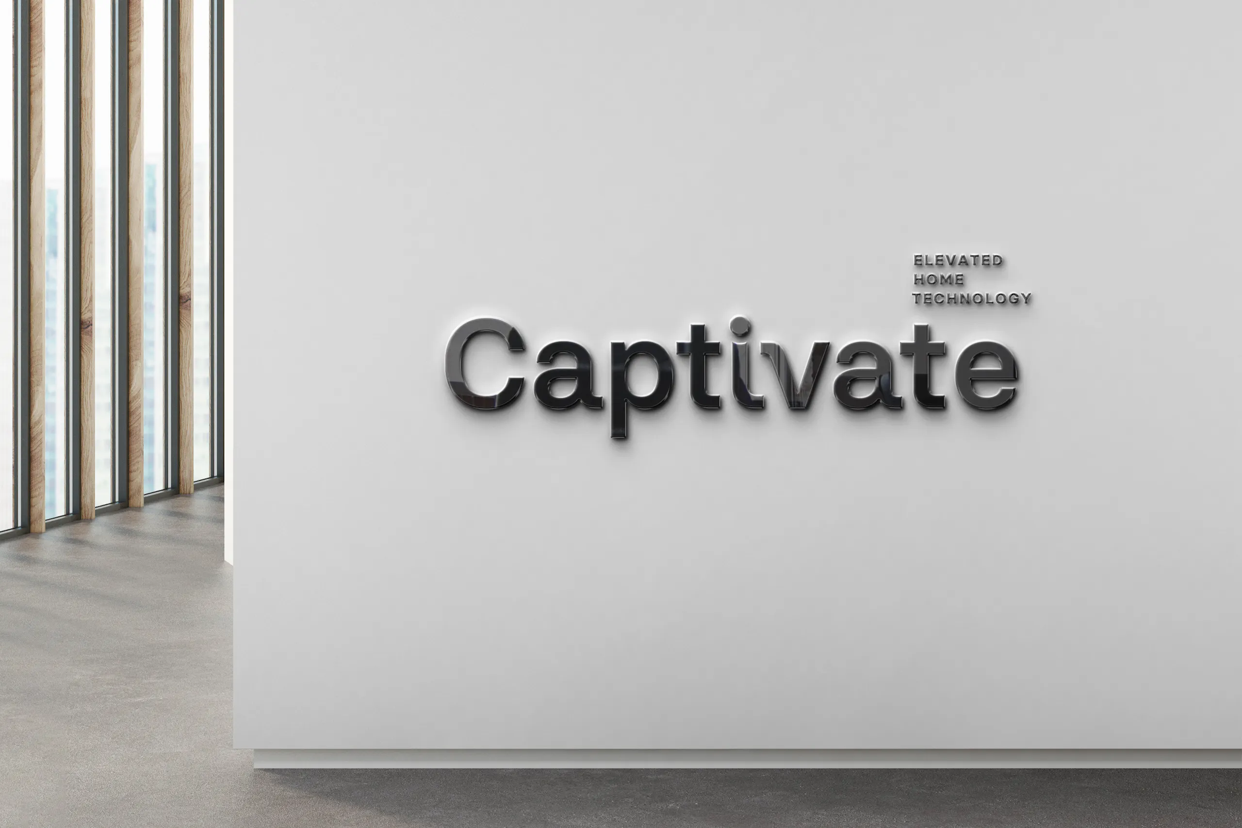captivate wall sign