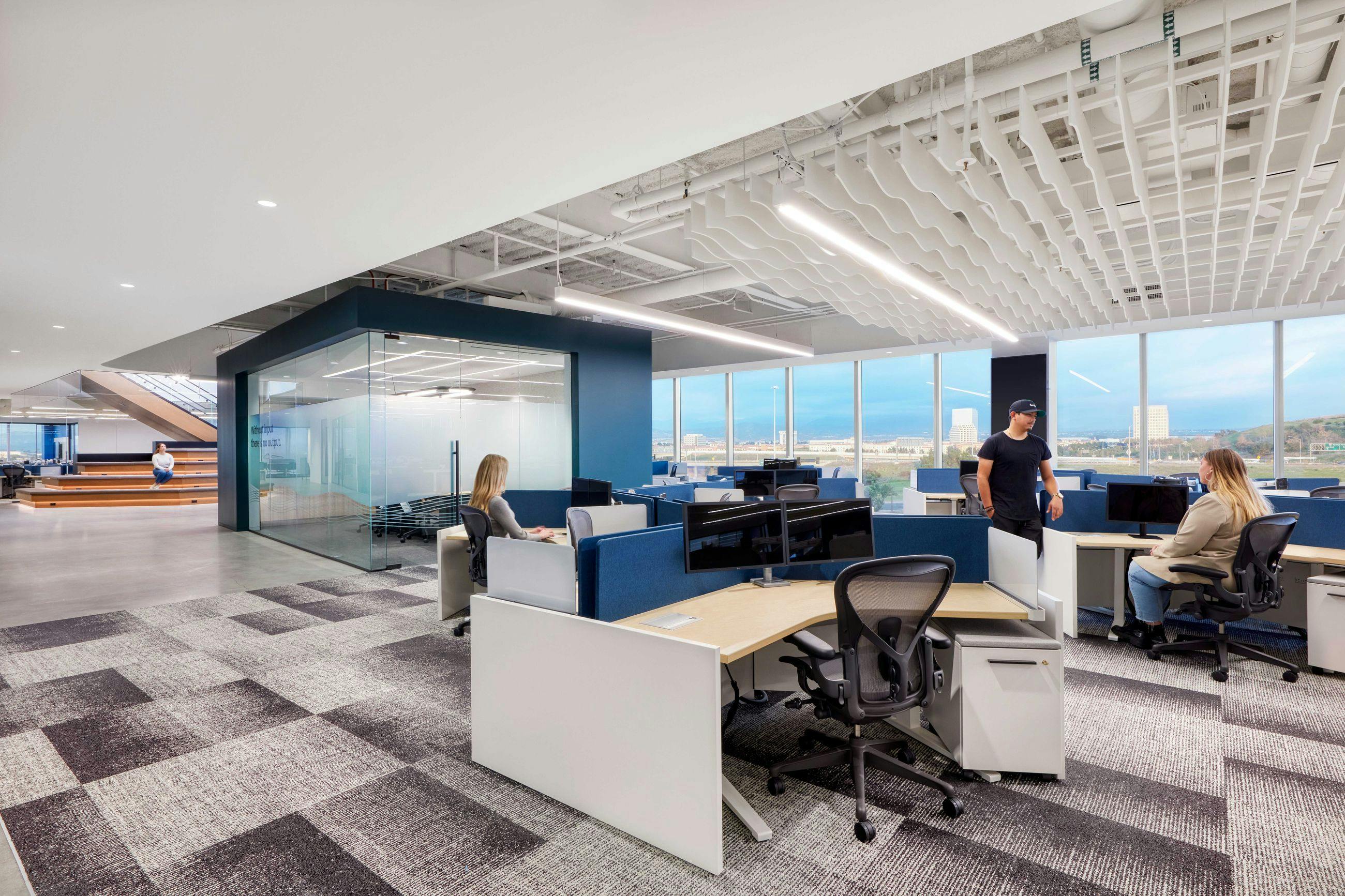 cleanly designed office