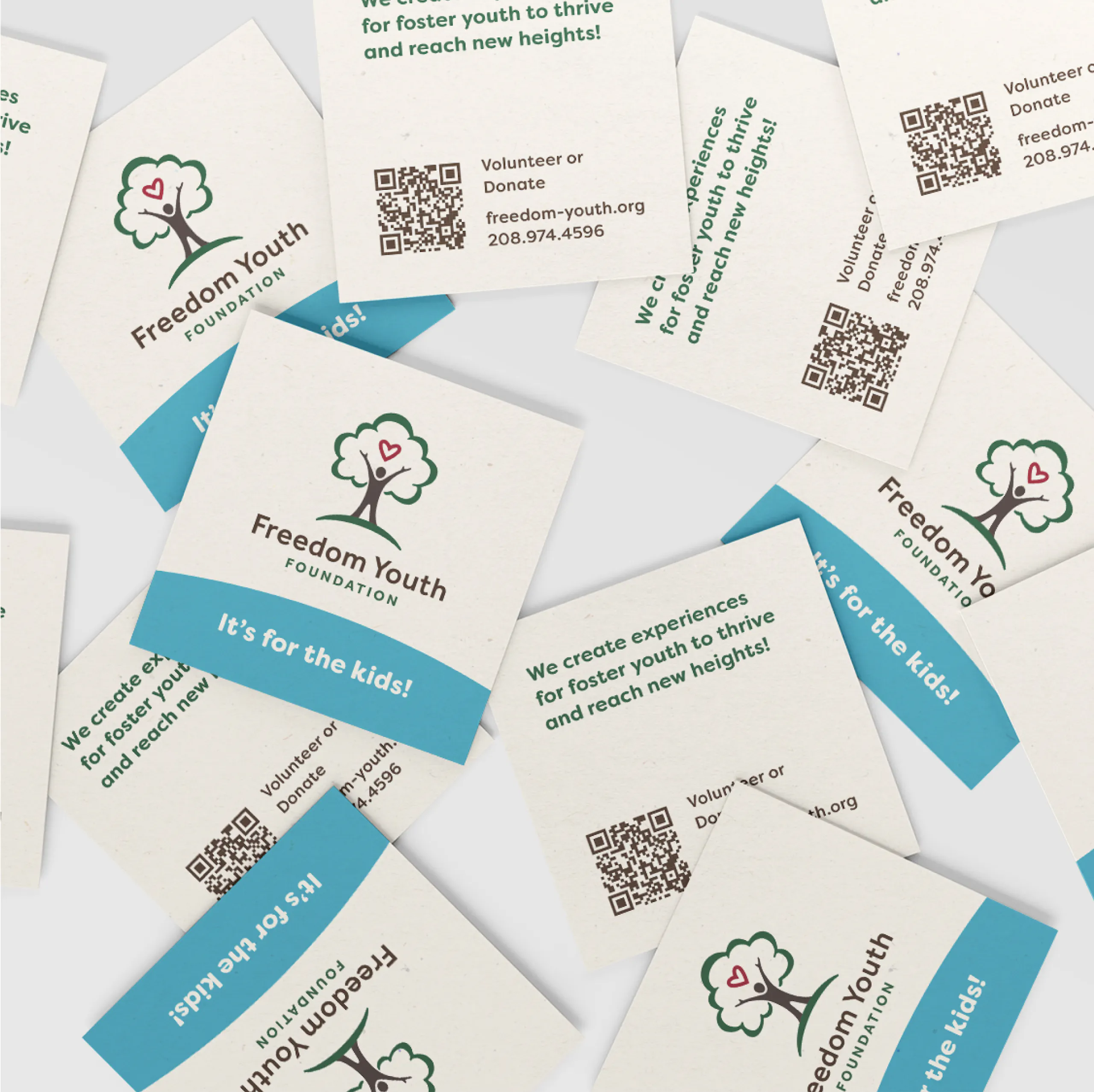 qr cards for fundraiser