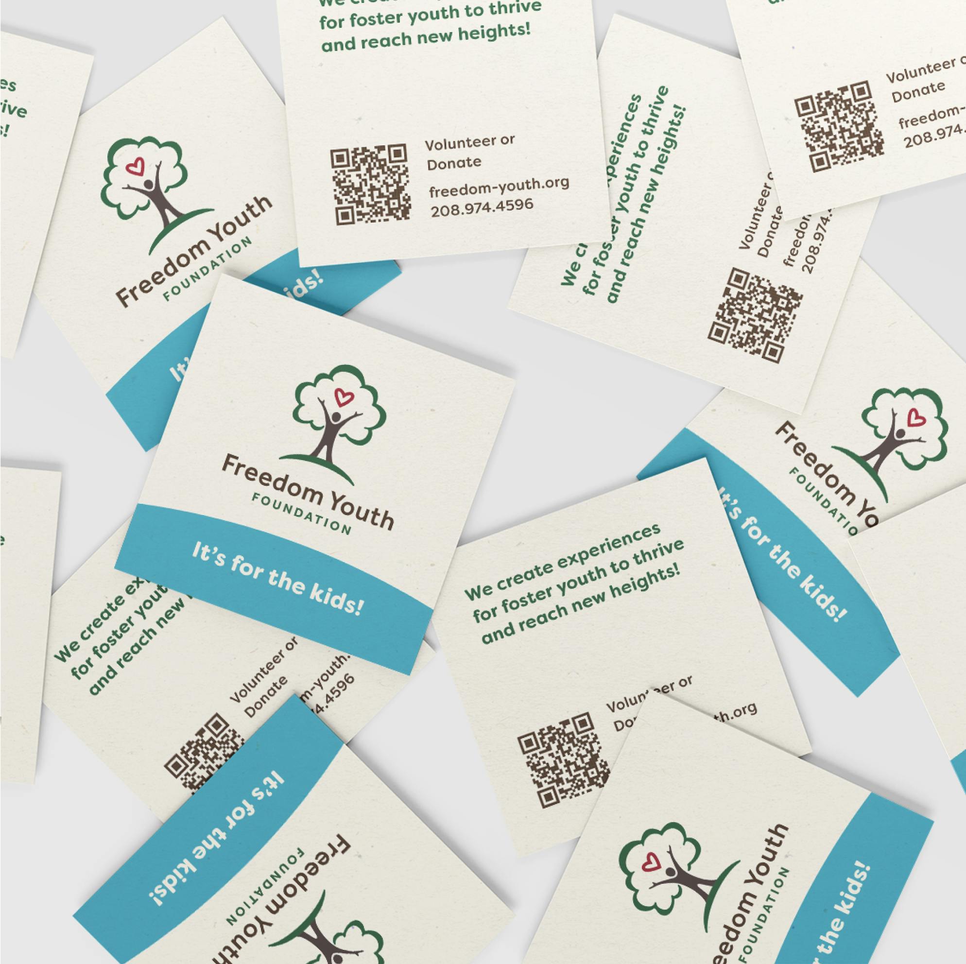 qr cards for fundraiser