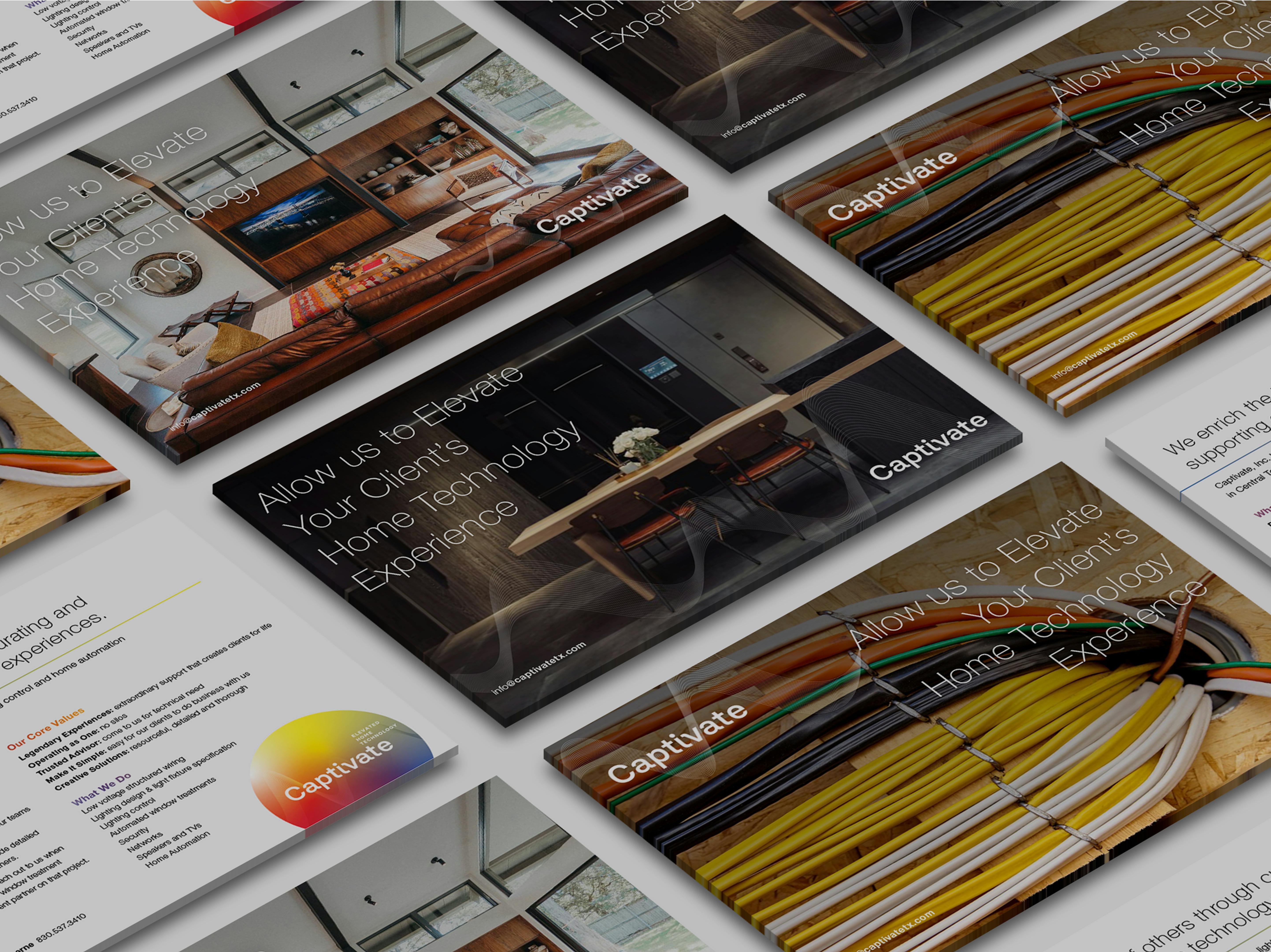 captivate brand materials