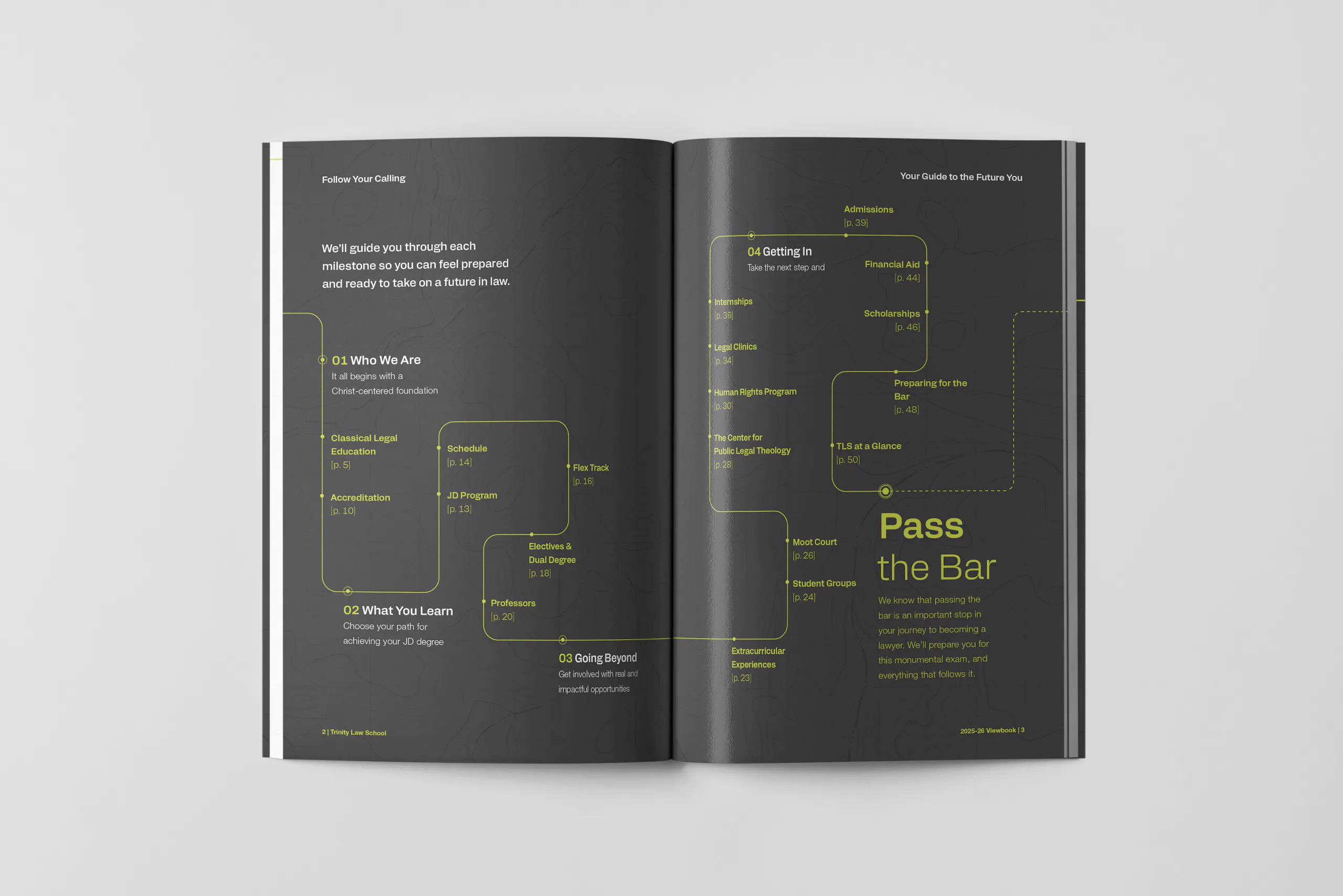 brochure spread