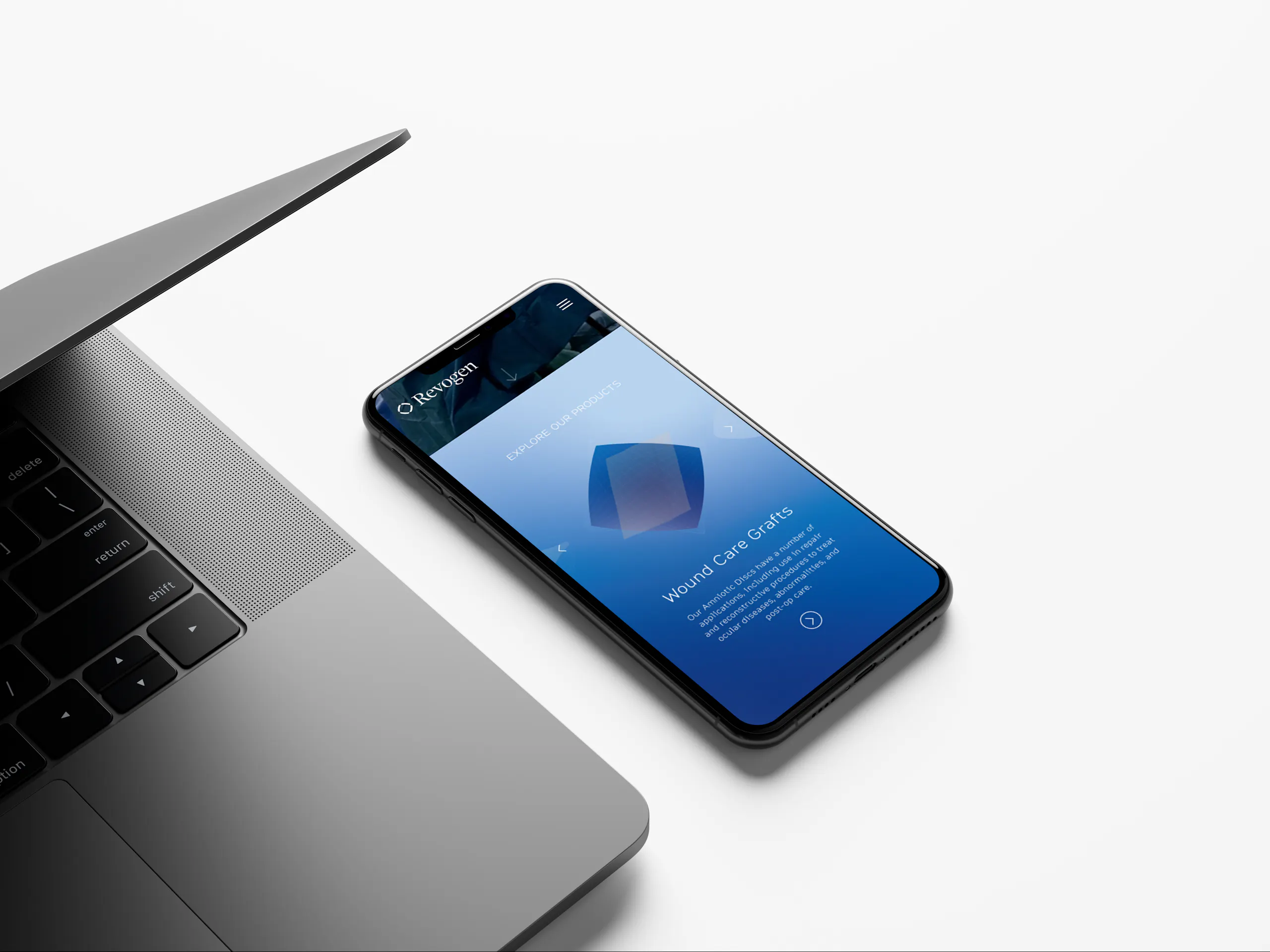 website on iphone