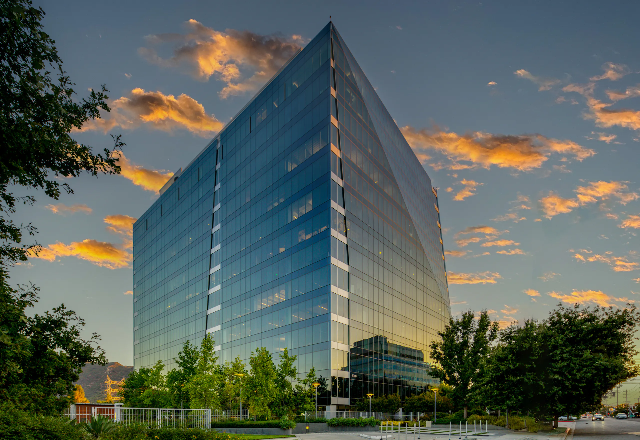 exterior of office building