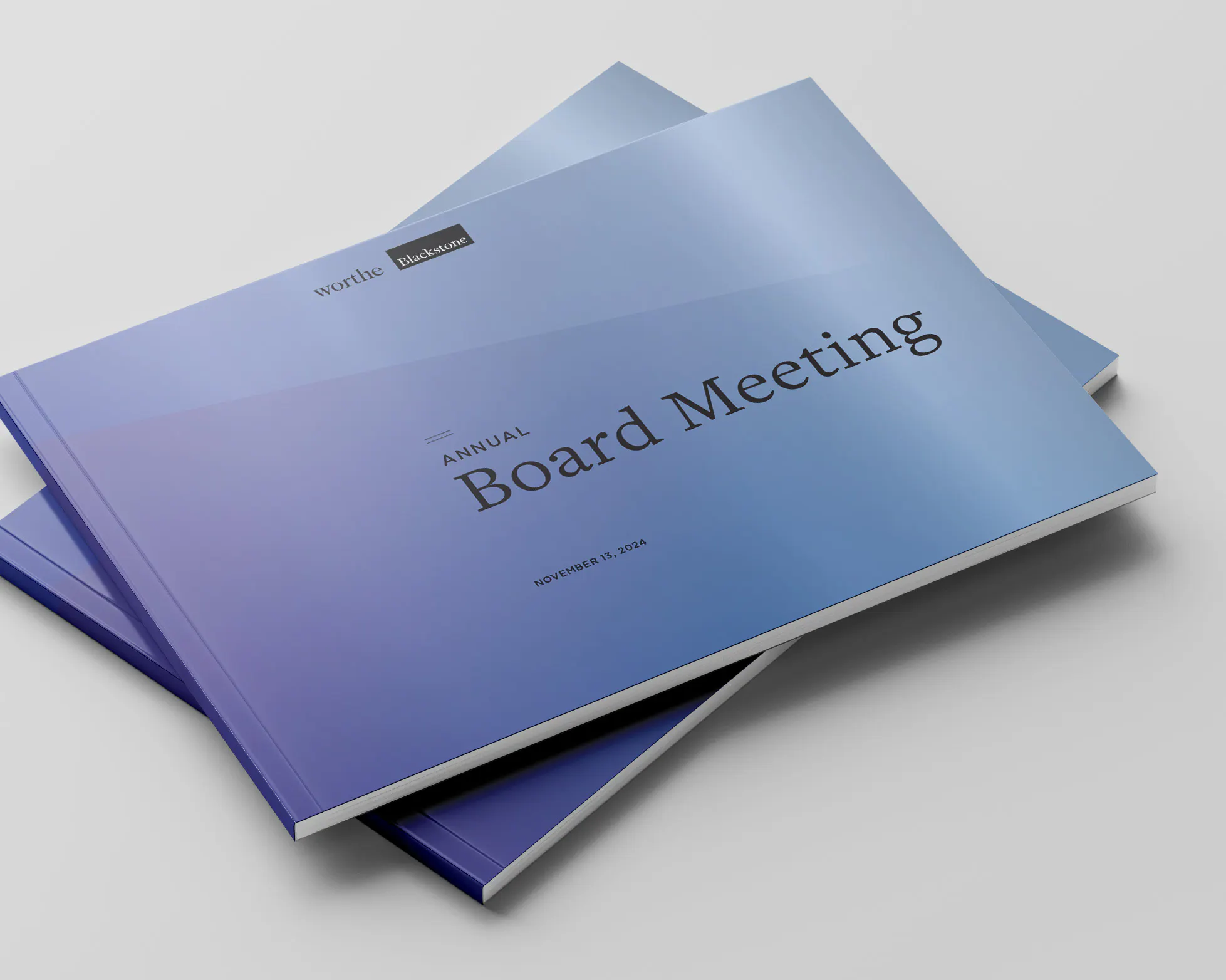 Board Meeting Booklets