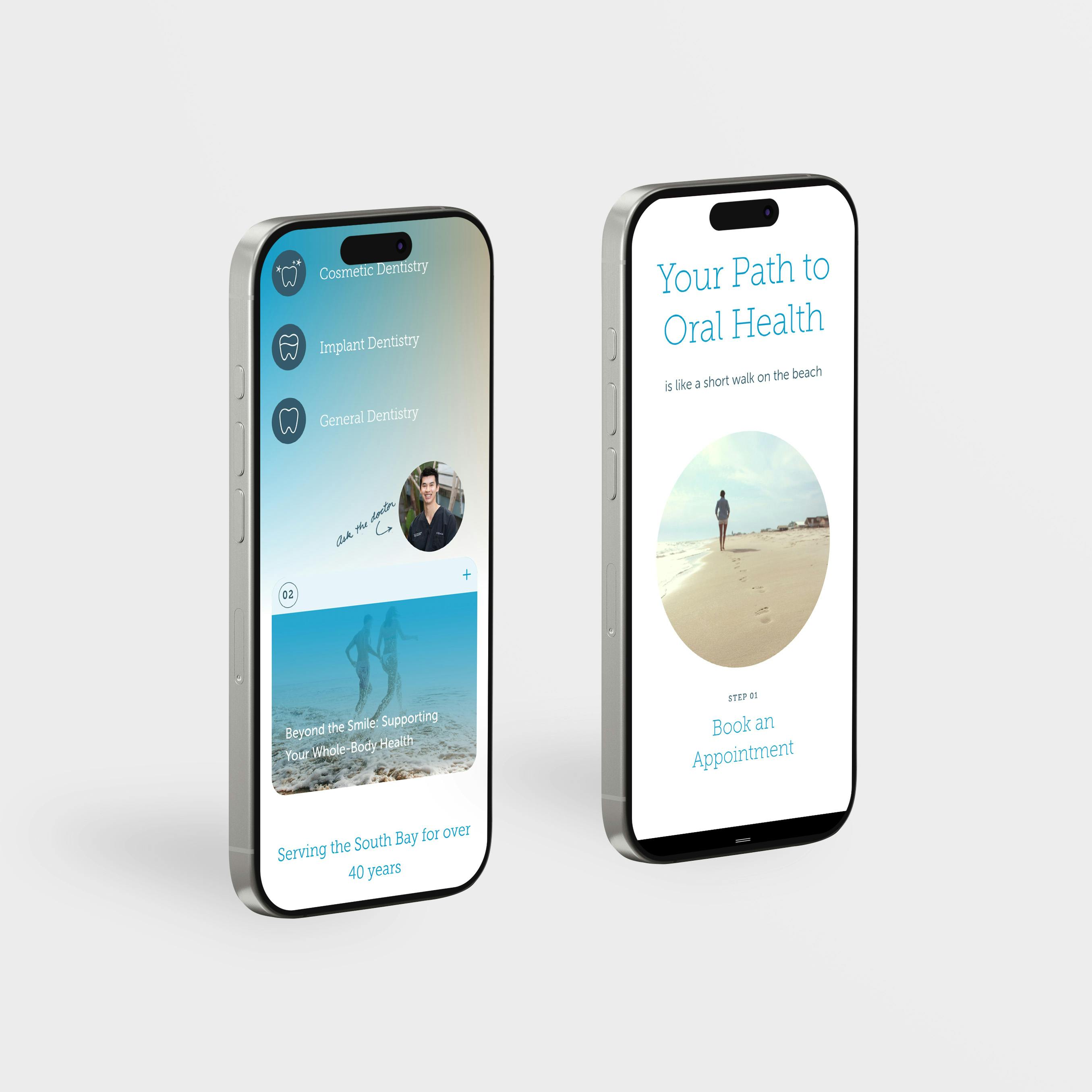 website on iphone