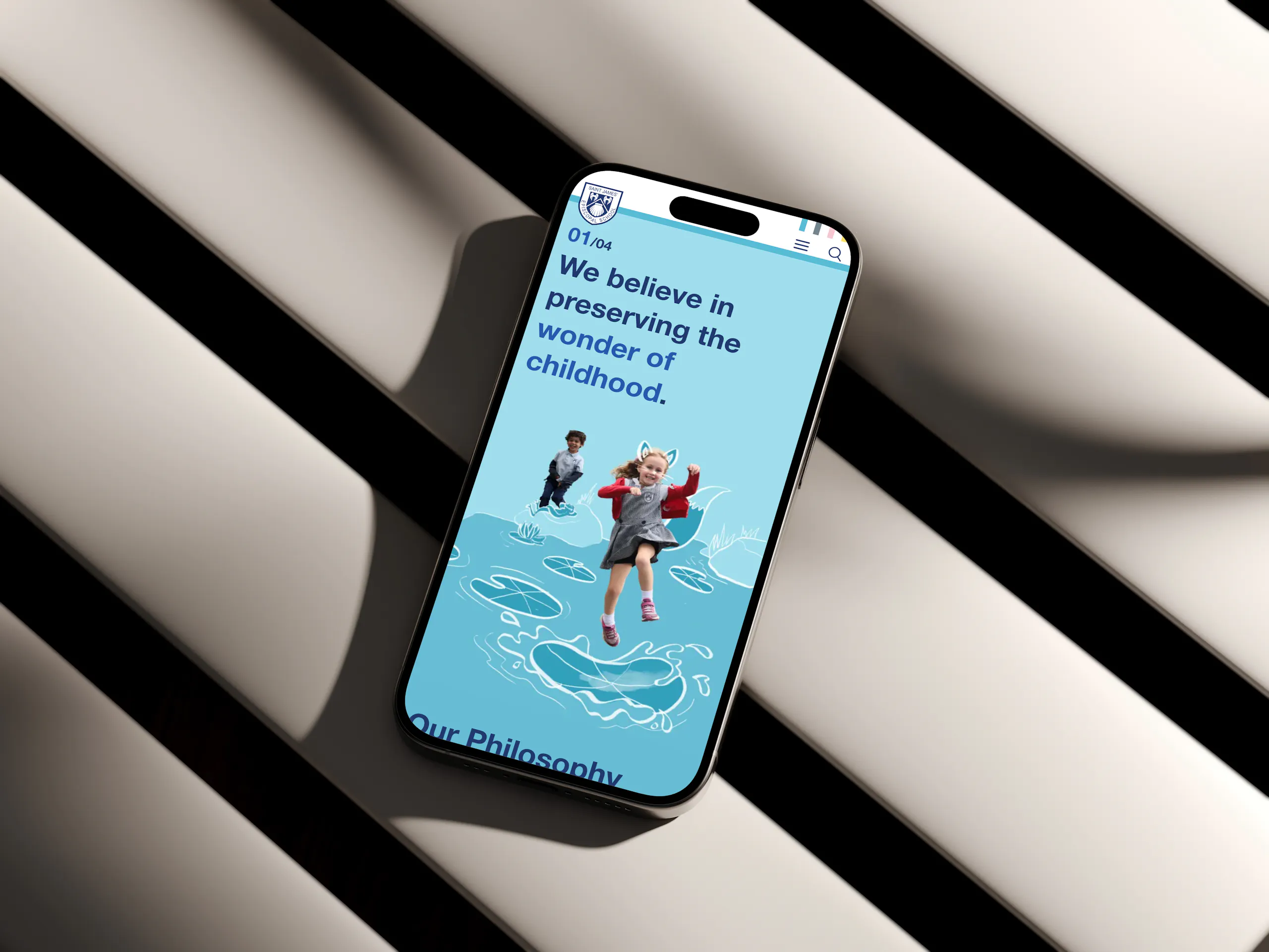 website on iphone